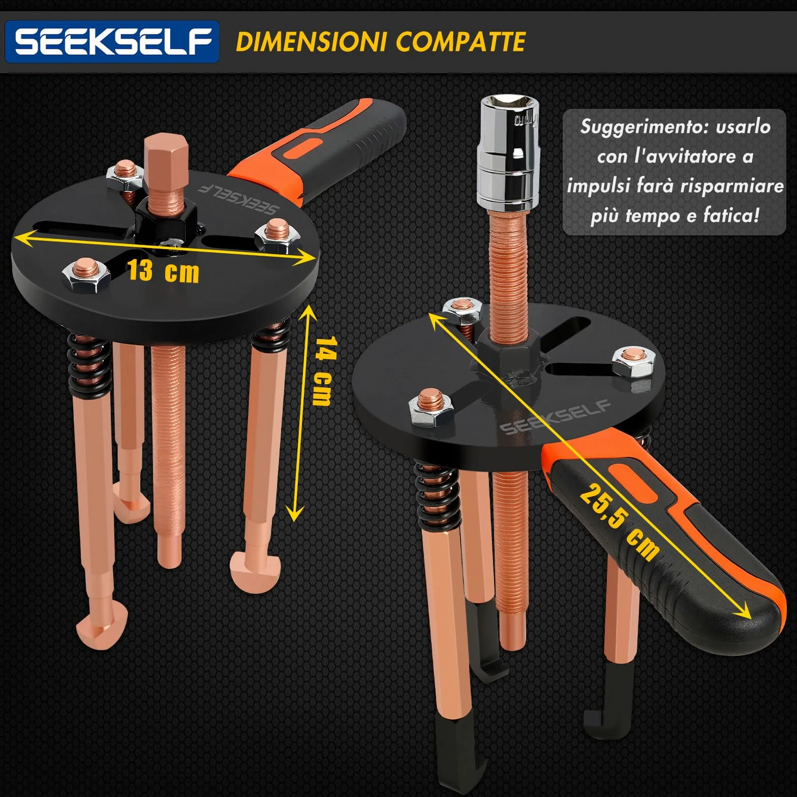 Kit estrattore per cuscinetti 55 in 1, set estrattori fori ciechi, rimozione cuscinetti interni ed esterni