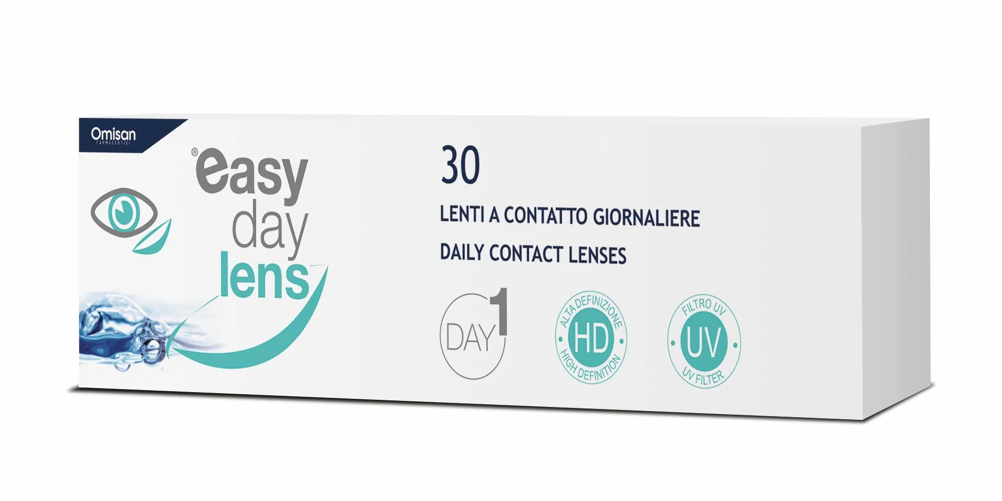 Easy Day Lens 30 Lenti a Contatto Monouso Giornaliere per Miopia -2,50