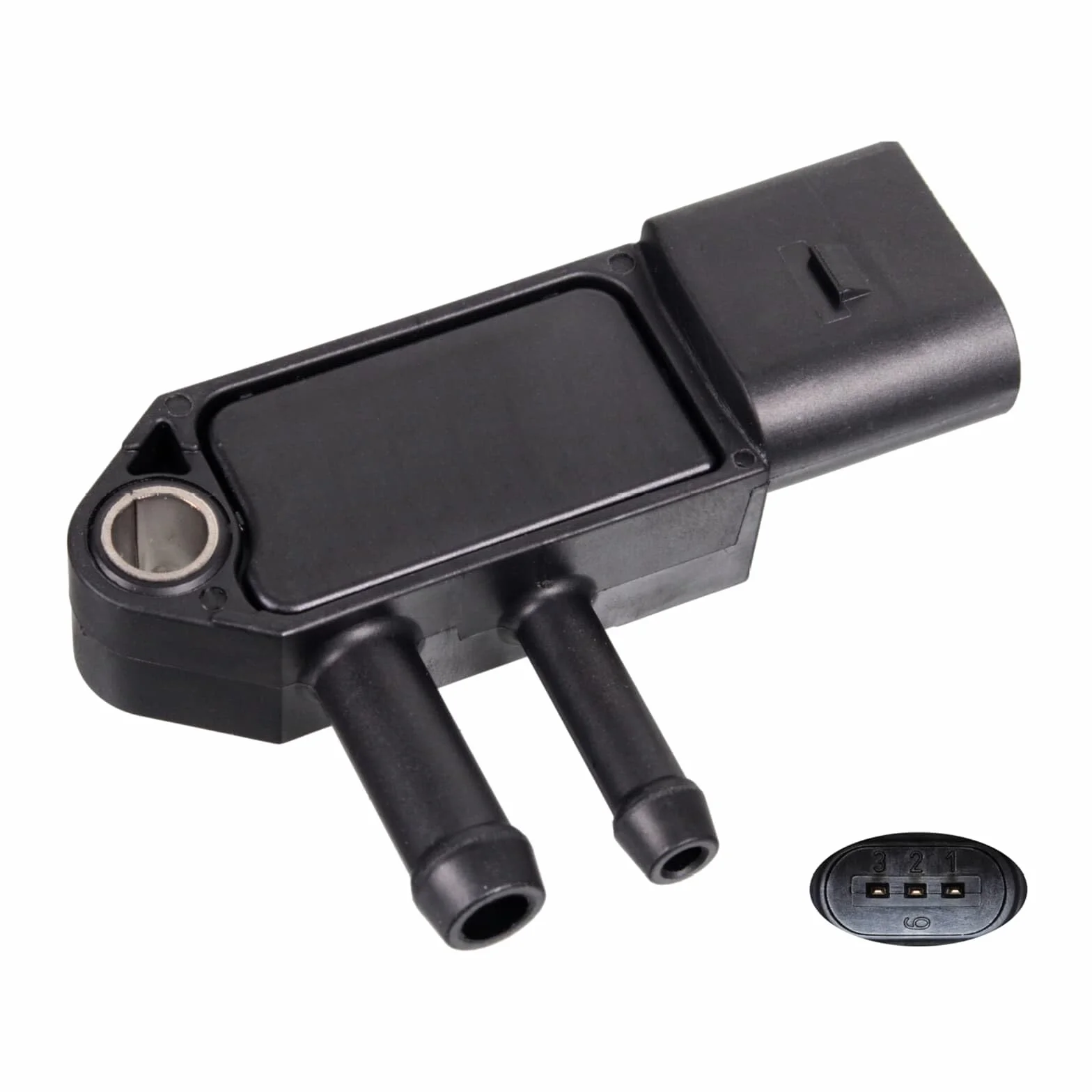 FEBI BILSTEIN Sensore, Pressione gas scarico 40856 Compatibile con: AUDI A1, A1 Sportback, A3, A3 Cabriolet, A3 Sportback, A4 Allroad B8, A4 B8, A4 B8 Avant, A5, A5 Cabriolet, A5 Sportback, A6 C7