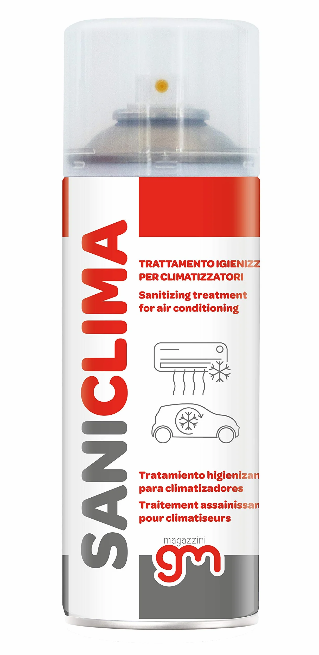 SANICLIMA Kit Sanificazione Pulizia Climatizzatori 750ml 400ml Detergente Igienizzante