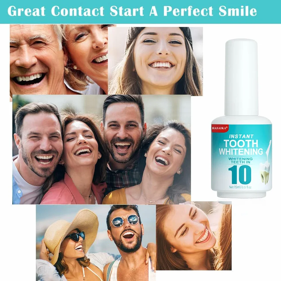 Vernice Sbiancante Istantanea per Denti Sensibili, Gel Delicato Bianco