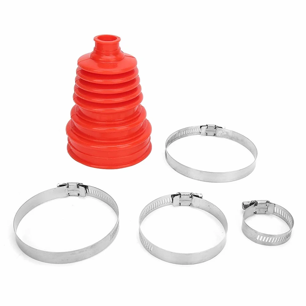 Kit testa a sfera universale in silicone per cuffia asse CV Rosso