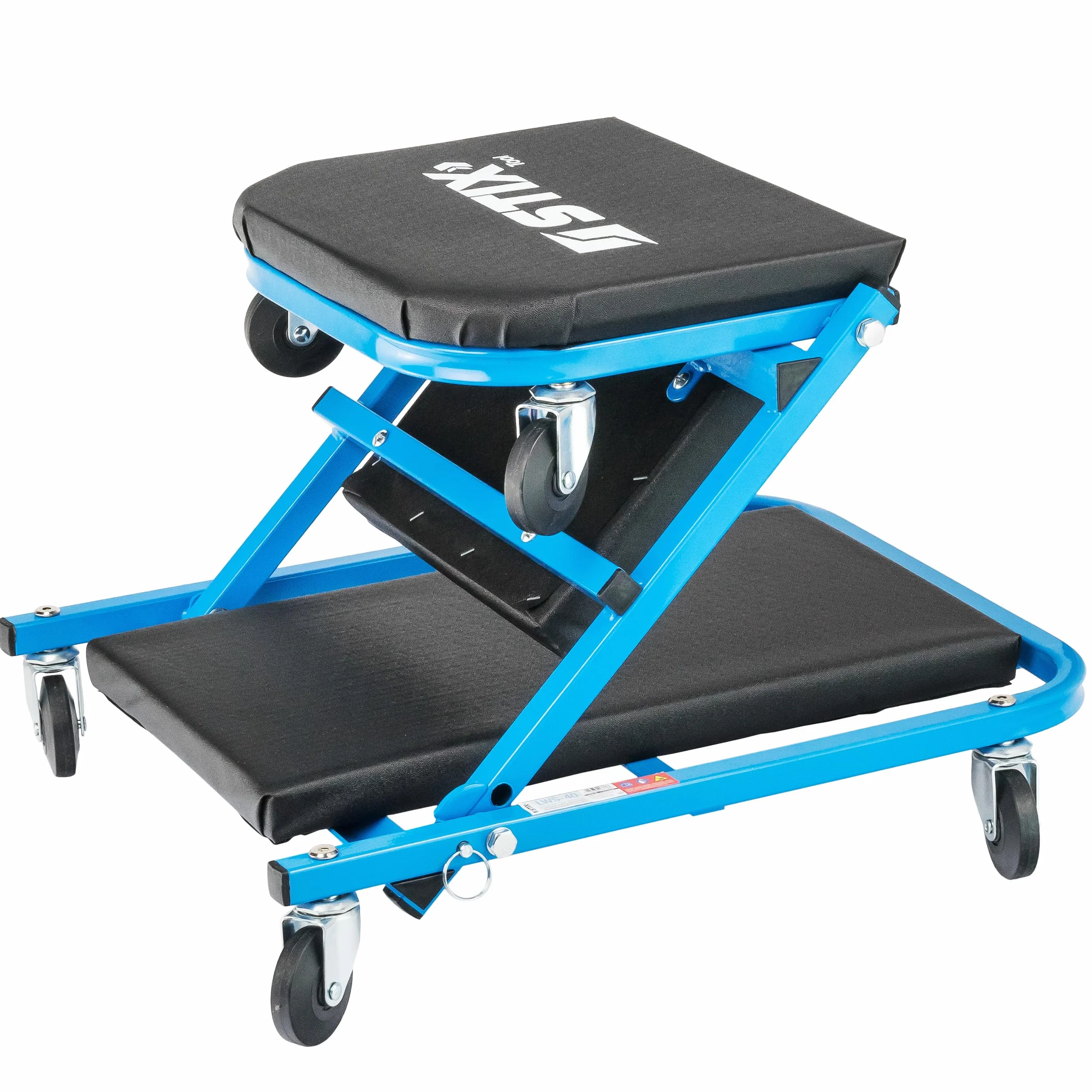 Stix Tavola da officina 2 in 1 LWS-40 – Tavola di montaggio – Sgabello da officina fino a 150 kg