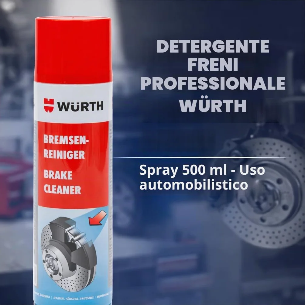 Wurth - Detergente per freni, 500 ml (12)