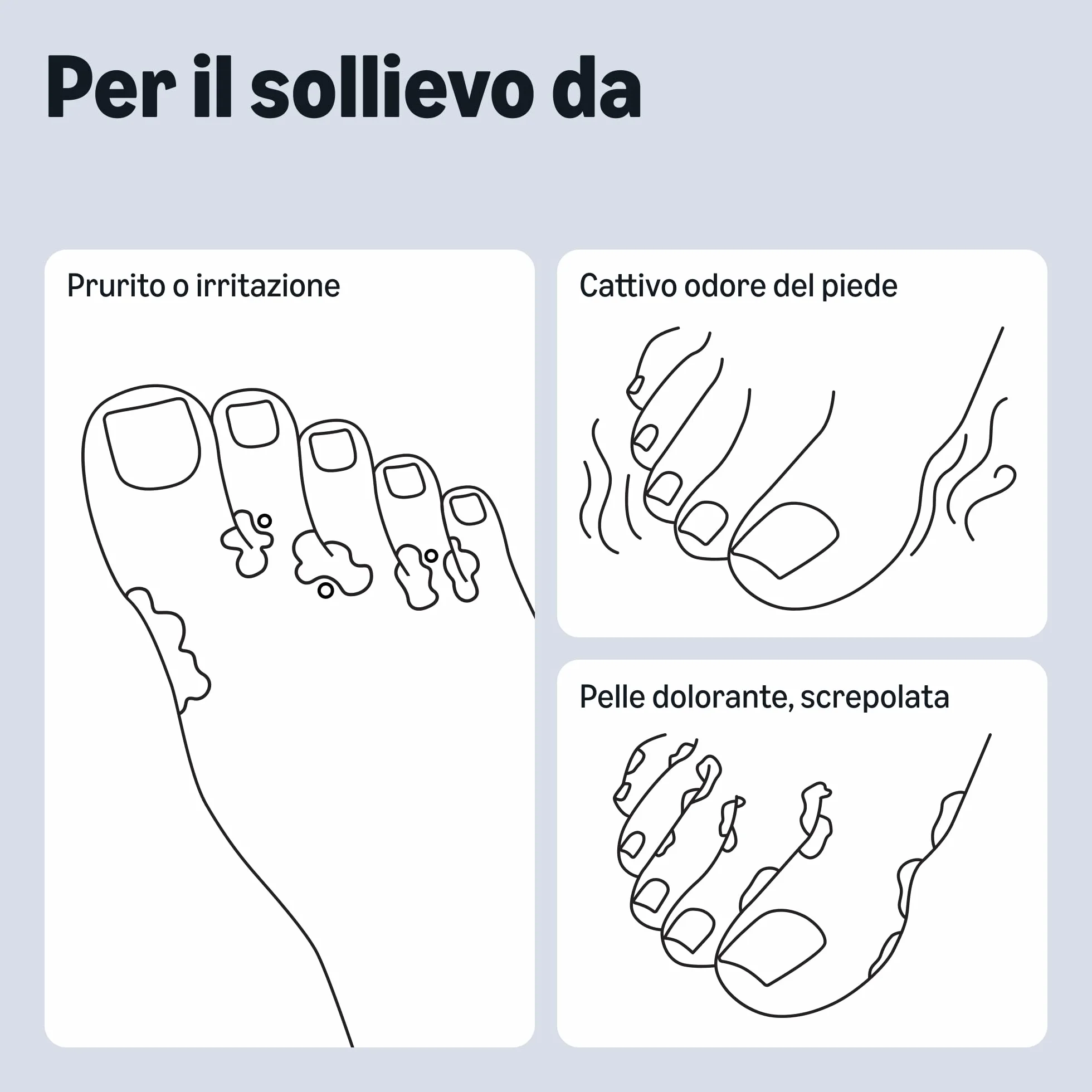 Amazon Spruzzare per il trattamento del piede d'atleta, Senza Profumazione 50ml