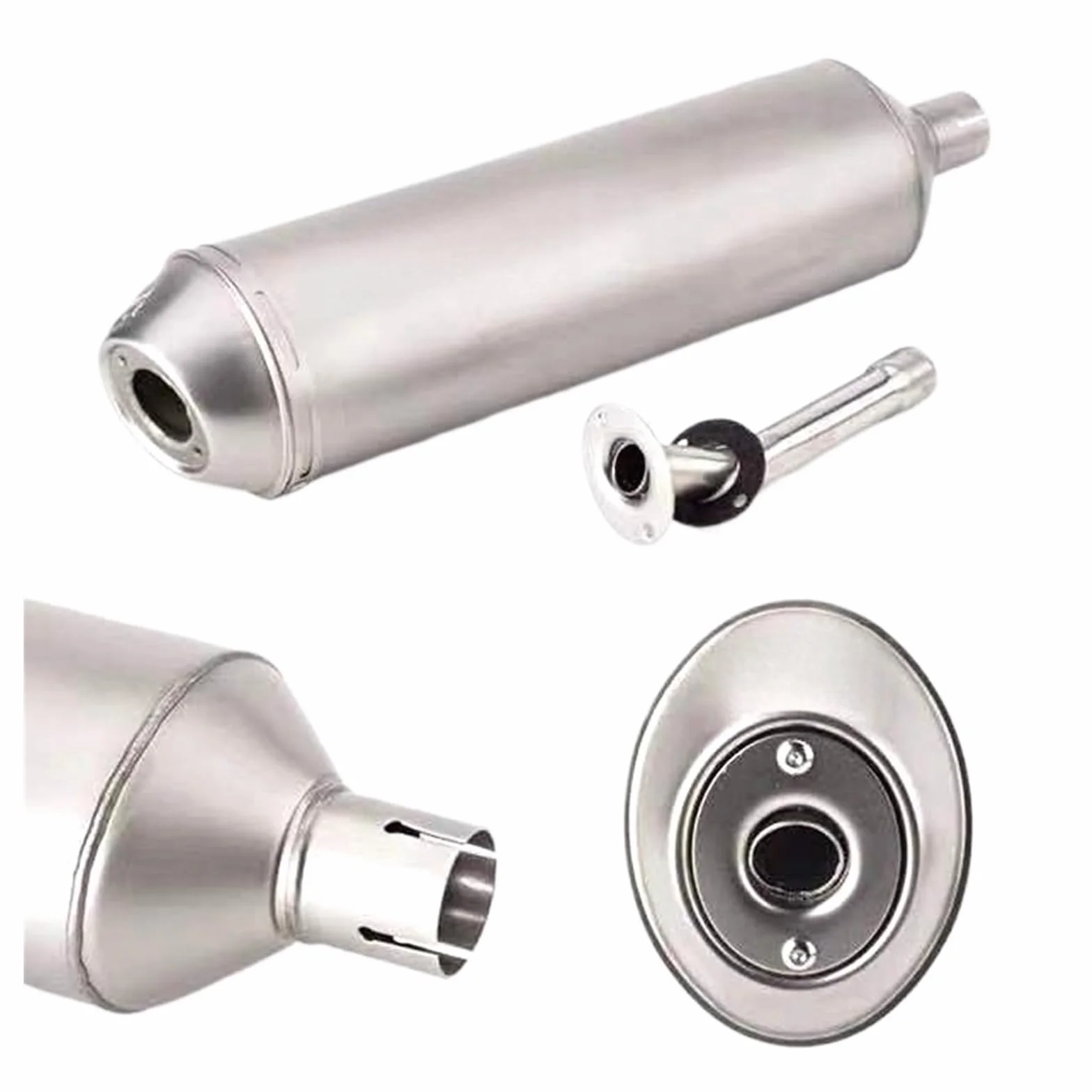 Marmitta Moto Tubo Di Scarico Per Motocicletta Per Leovince 4Road Per J125 J300 Per Vario 201 GTS250 GT125 Scarico 40mm Tubo Di Scarico Silenziatore