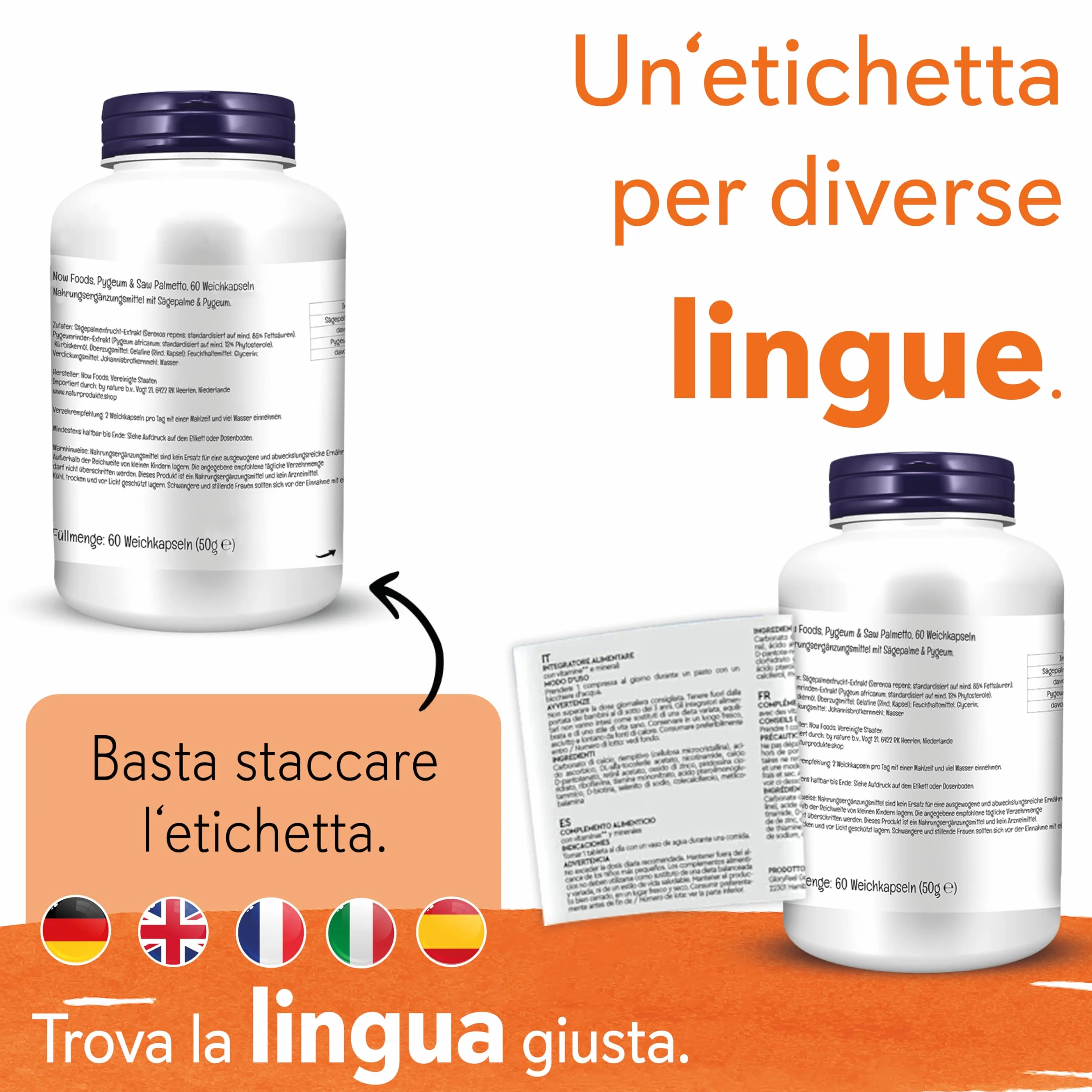 Now Foods MSM 1.000 mg 240 Capsule vegane Testato in Laboratorio Zolfo