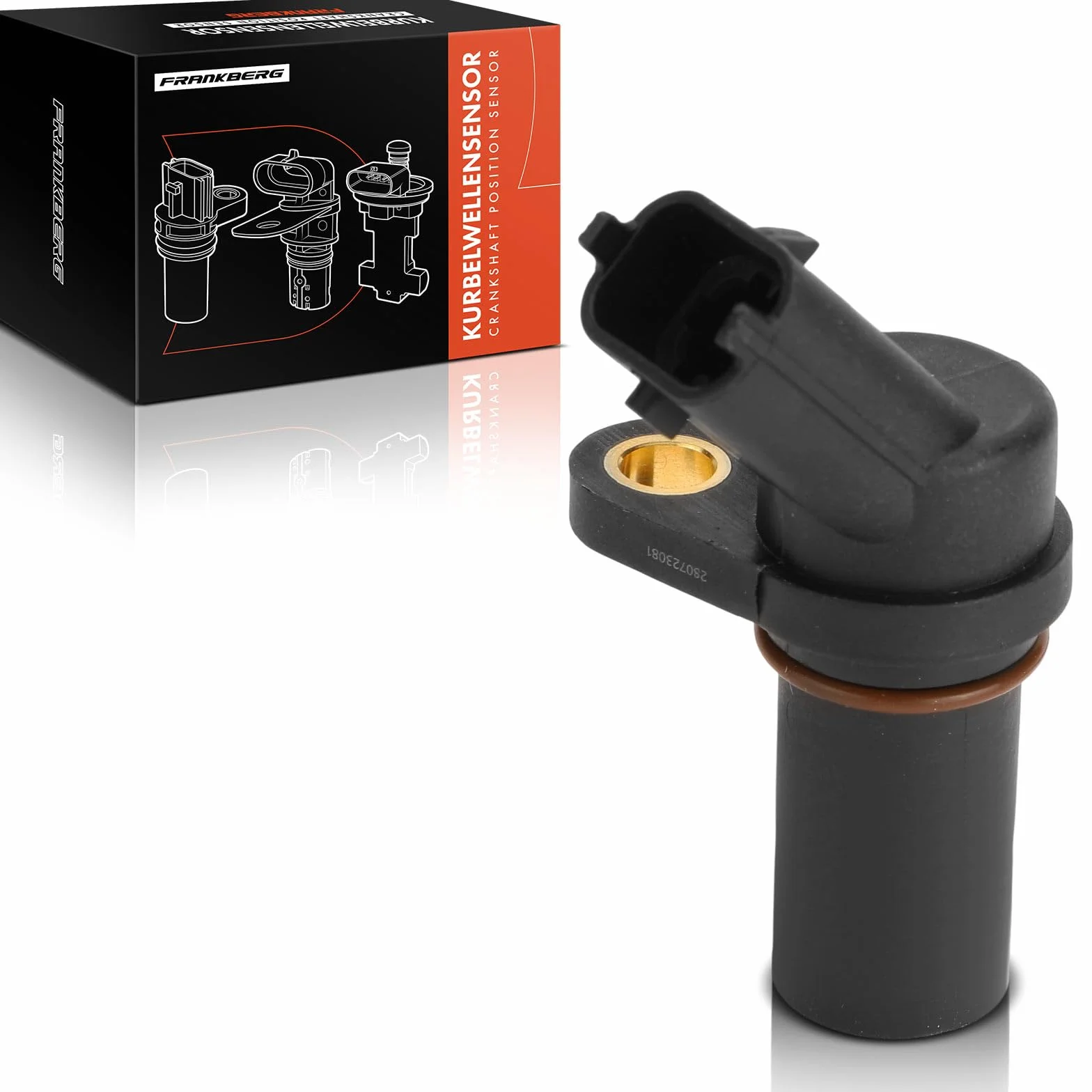 Frankberg Posizione dell'albero Motore Sensore dell'albero Motore 2-Poli Compatibile con Corsa D S07 Corsa C X01 Agila (A) H00 Meriva X03 Zafira A MPV T98 Replace# D5010412449