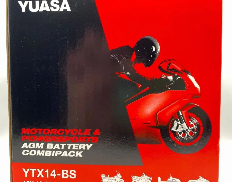 Yuasa YTX14-BS Batteria di ricambio per BMW R 1200 GS ADV 2006