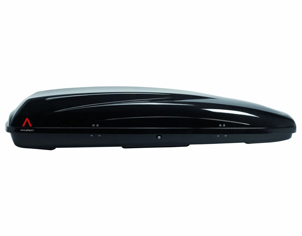 G3 Box per Tetto Auto Helios 480 Unisex Adulto, Nero, Grande