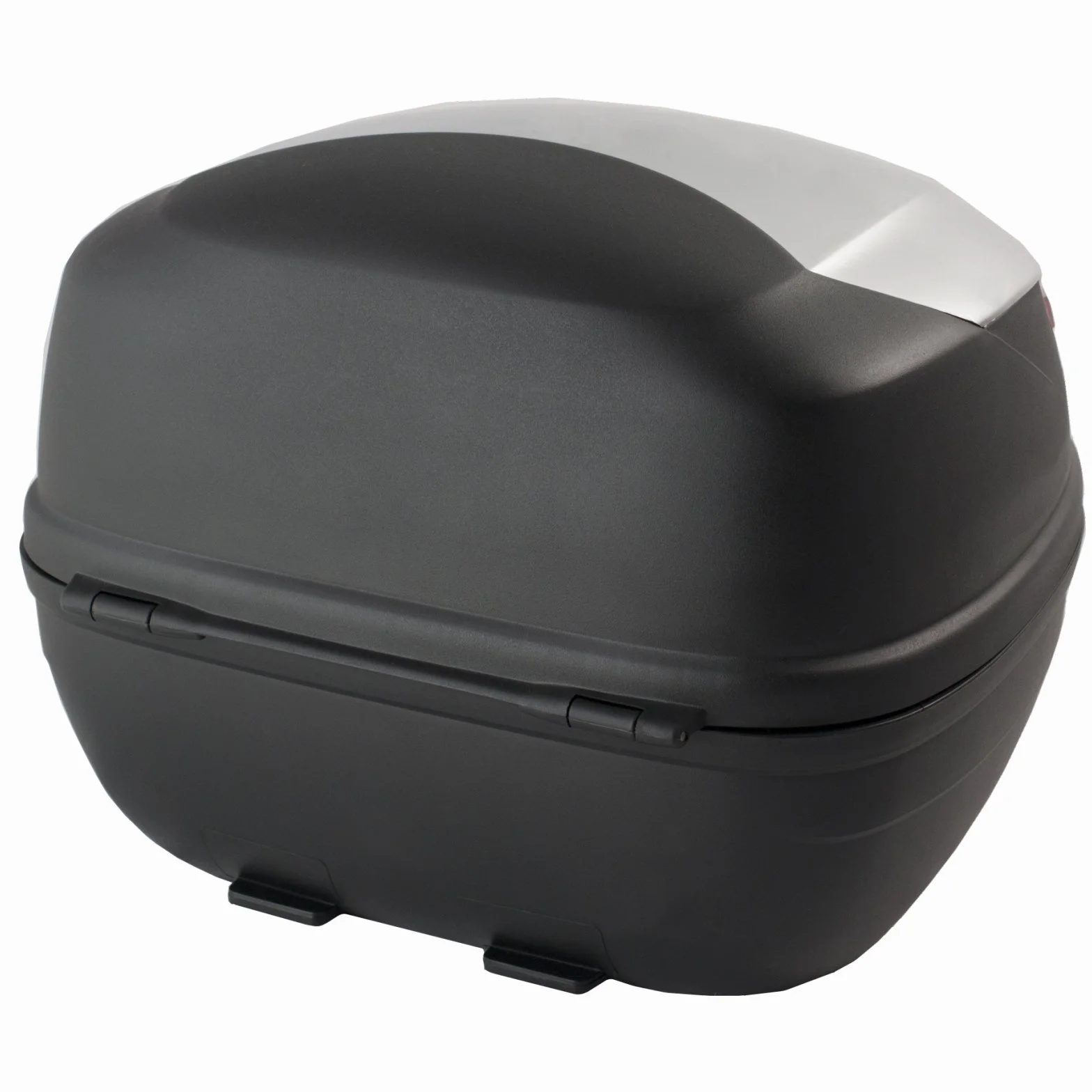 Bauletto 32 L con frecce e luci di stop per moto scooter quad argento