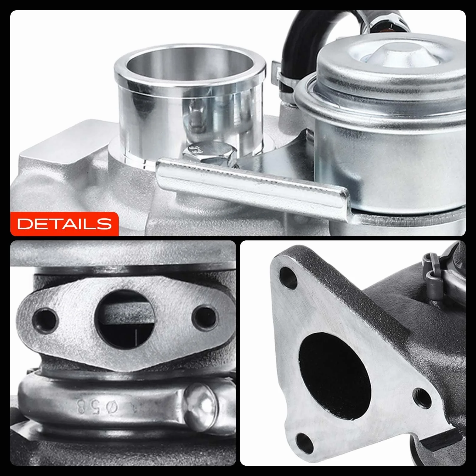 Frankberg Turbocompressore a gas di scarico Diesel Compatibile con Ducato Furgone 250 2.2L Boxer Bus 2.2L Jumper Bus 2.2L Ducato Bus 250 2.2L Jumper Pianale/Telaio 2.2L Replace# 49131-05212