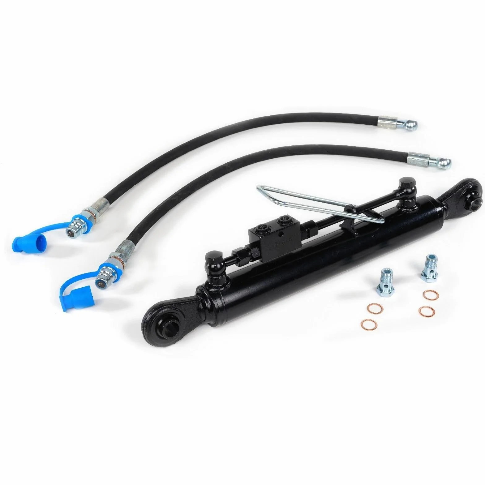 TERZO PUNTO IDRAULICO TRATTORE Cat. 2-2 690-1090 mm CON VALVOLA E TUBI