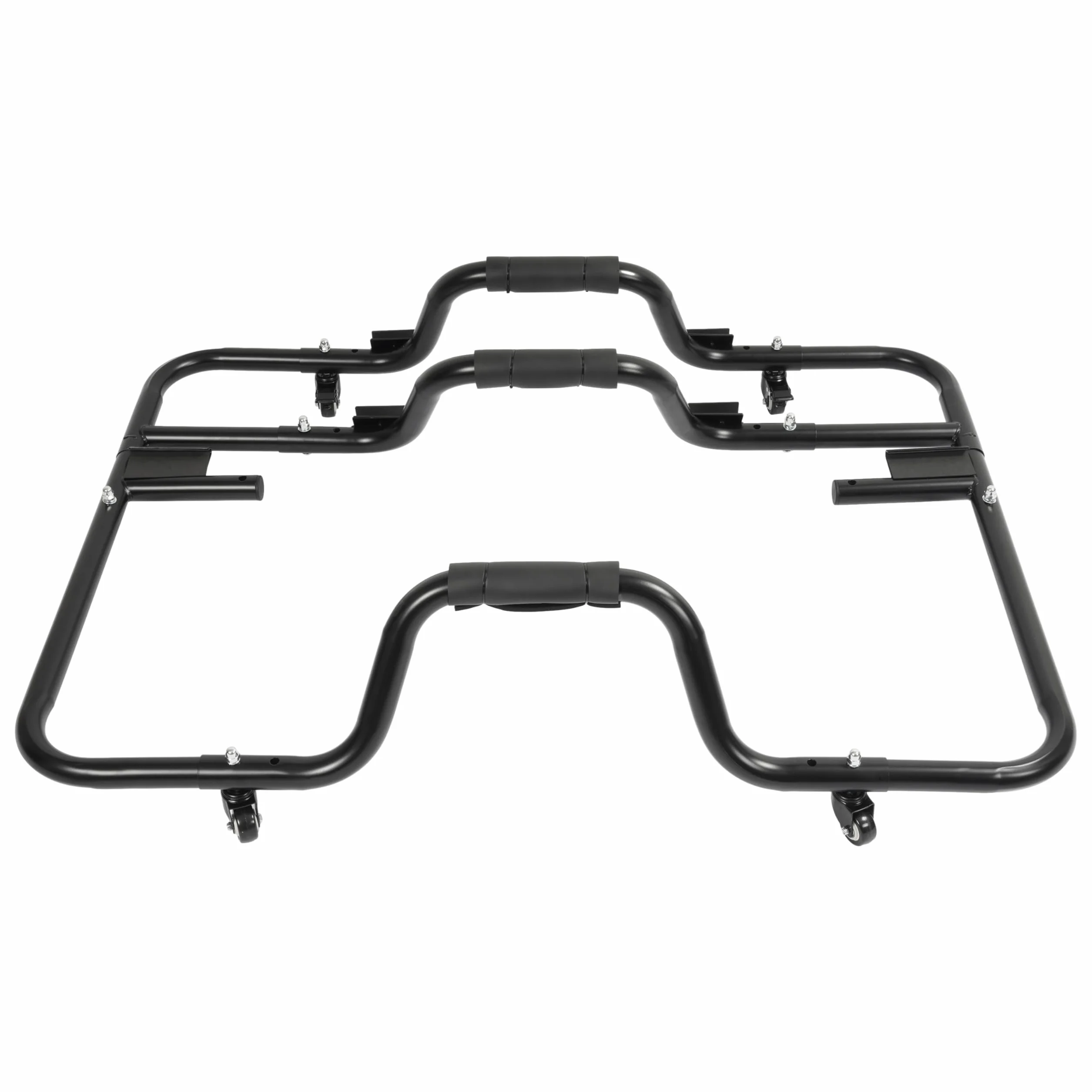 Rack di stoccaggio hardtop compatibile con Jeep Wrangler CJ-7/YJ/TJ/JK/JL 1976-2025 nero