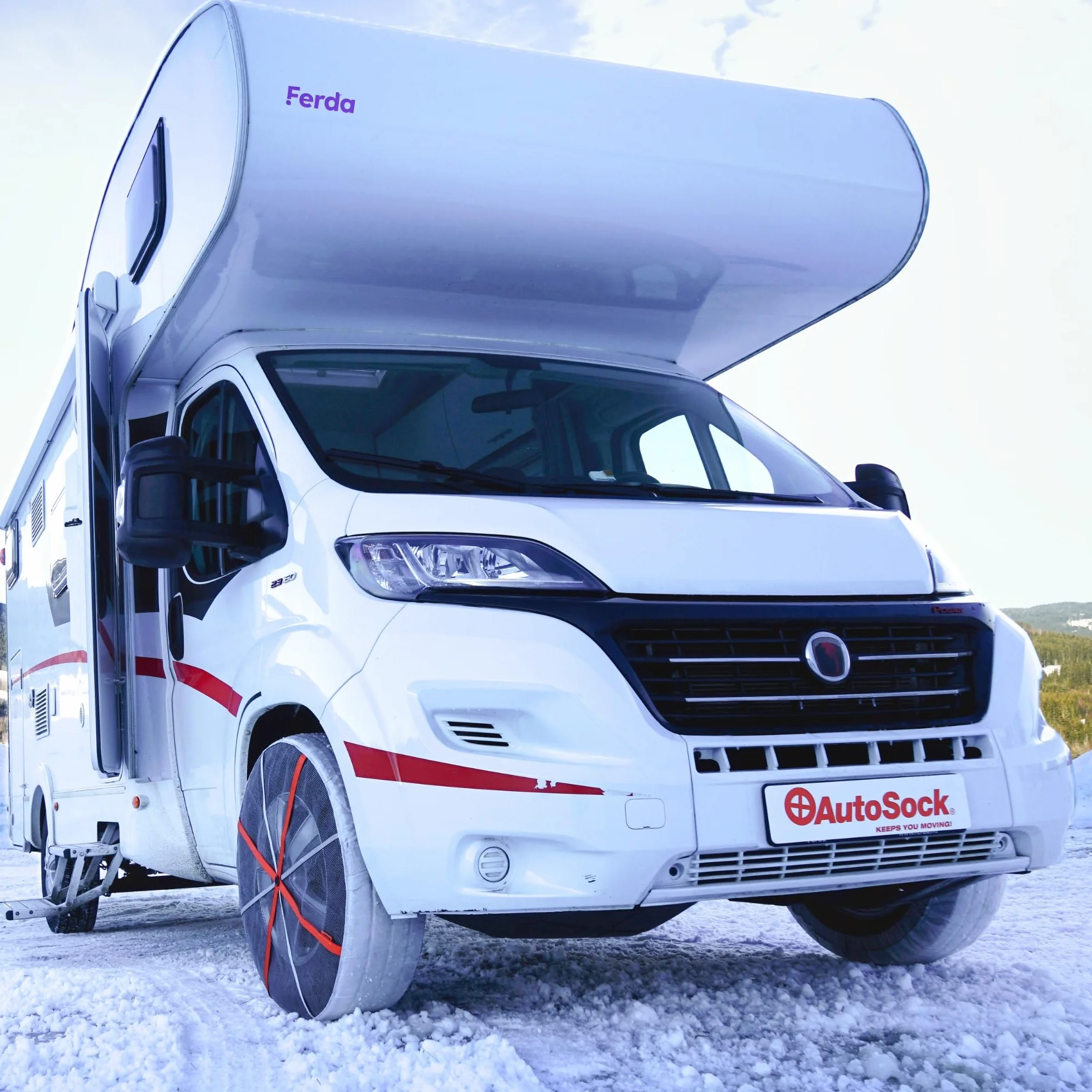 AutoSock HP 697 | Calze da neve | Calze per auto | Catene da neve tessili | Cert. EN16662-1 | Montaggio rapido in 3 fasi| Catene da neve alternative