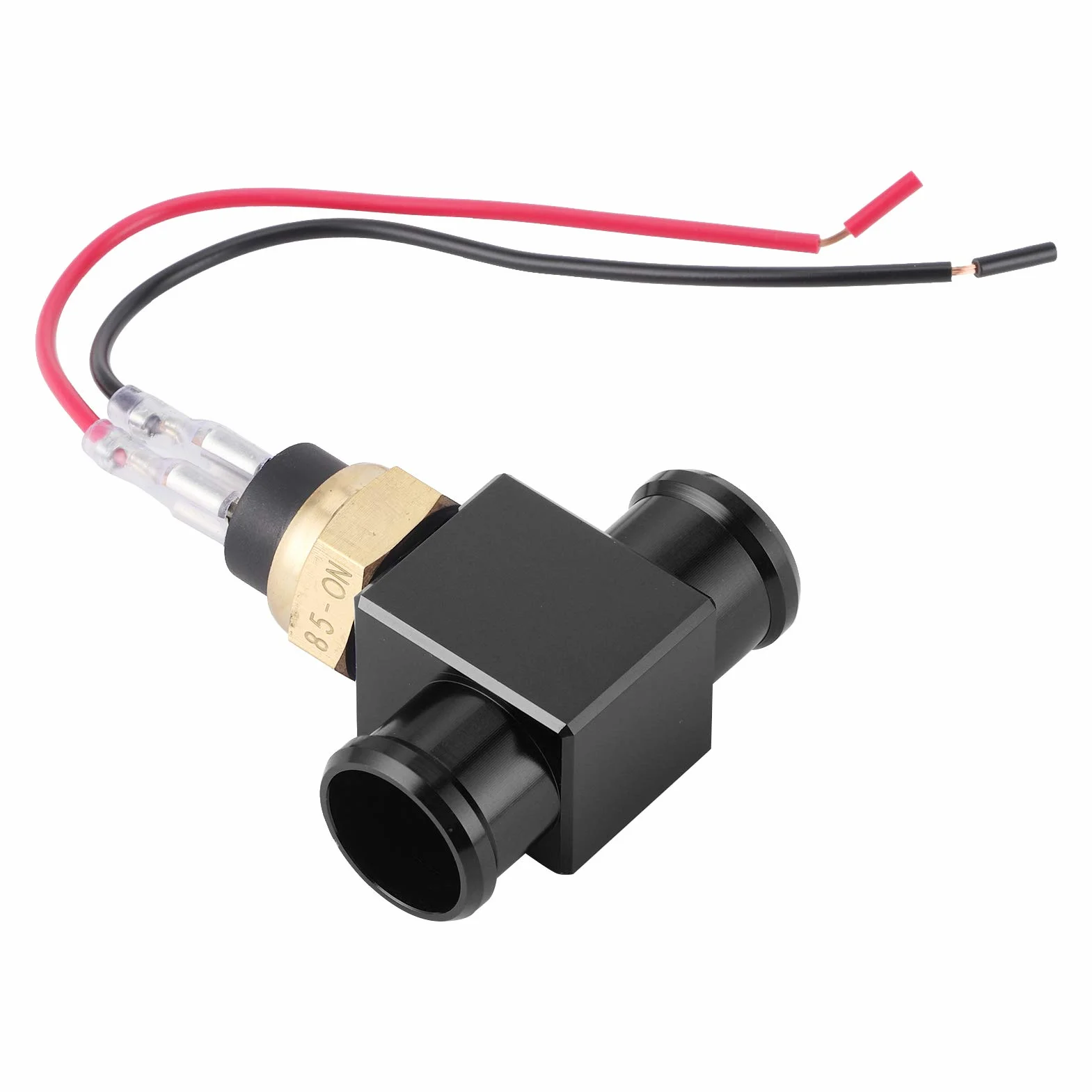 Sensore Temperatura Acqua 1/8 - Interruttore Temperatura Acqua Termostato Moto Interruttore Temperatura Acqua Radiatore Sensore Temperatura Ventola Refrigerante per Moto ATV Fuoristrada(Nero)