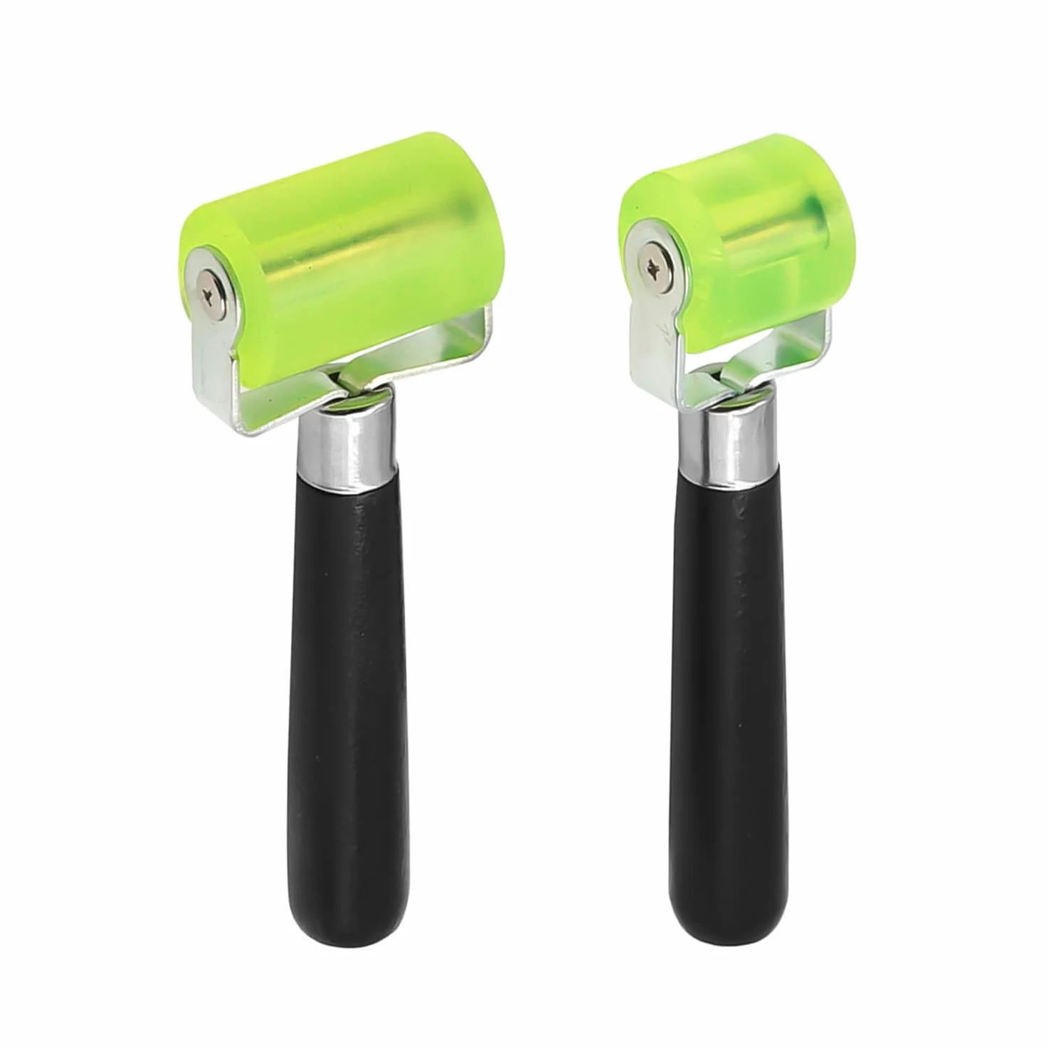 2 pezzi di rulli in silicone verde, rullo per silenziatore, strumento di installazione per pad di protezione acustica auto, strumento a rullo, rullo manuale, rullo in silicone multifunzionale