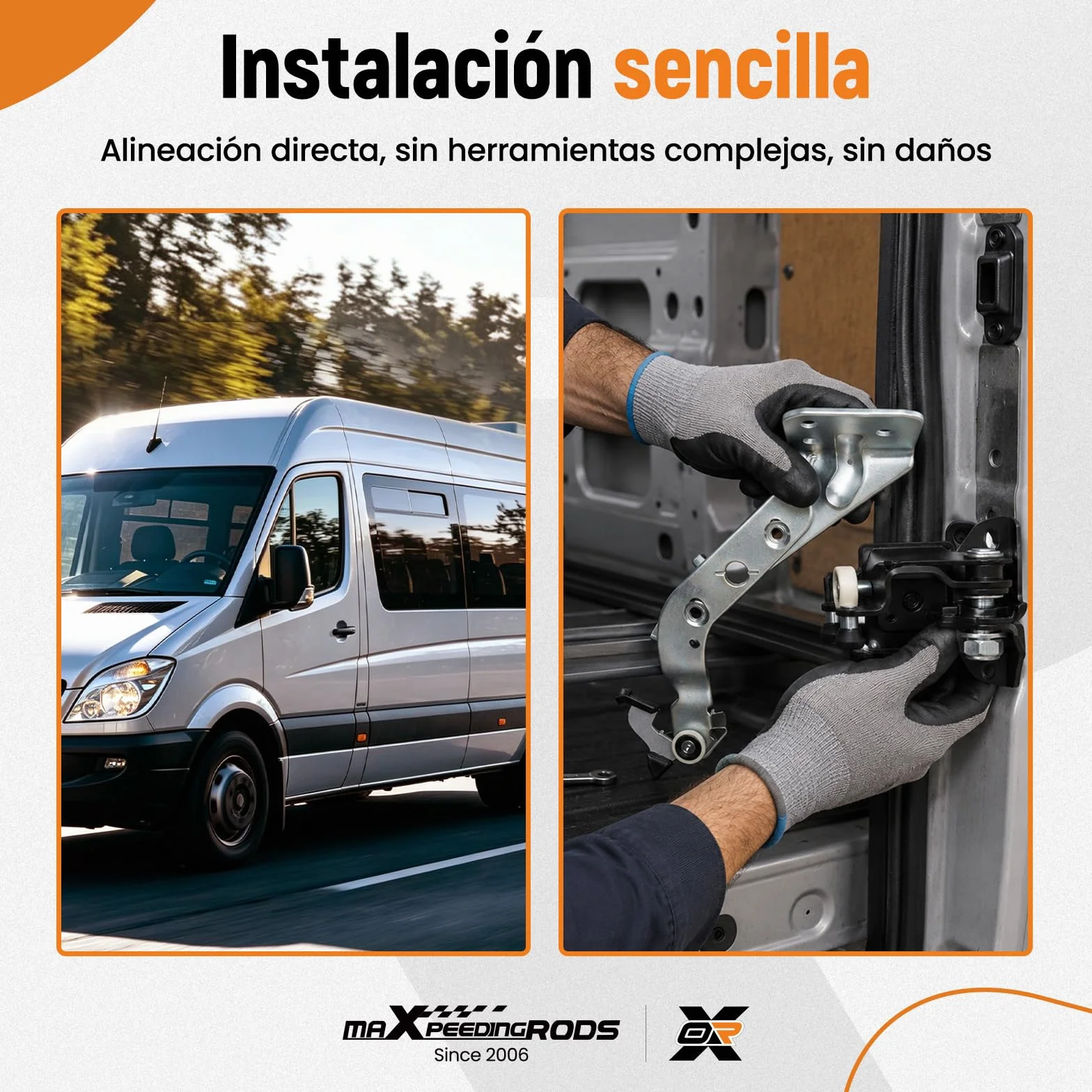 maXpeedingrods Serratura Porta Scorrevole per FIAT Ducato, per CITROEN Jumper, per PEUGEOT Boxer 2006-2024 1344234080 1344239080 1344266080 9033v3 9033s3 9033v8