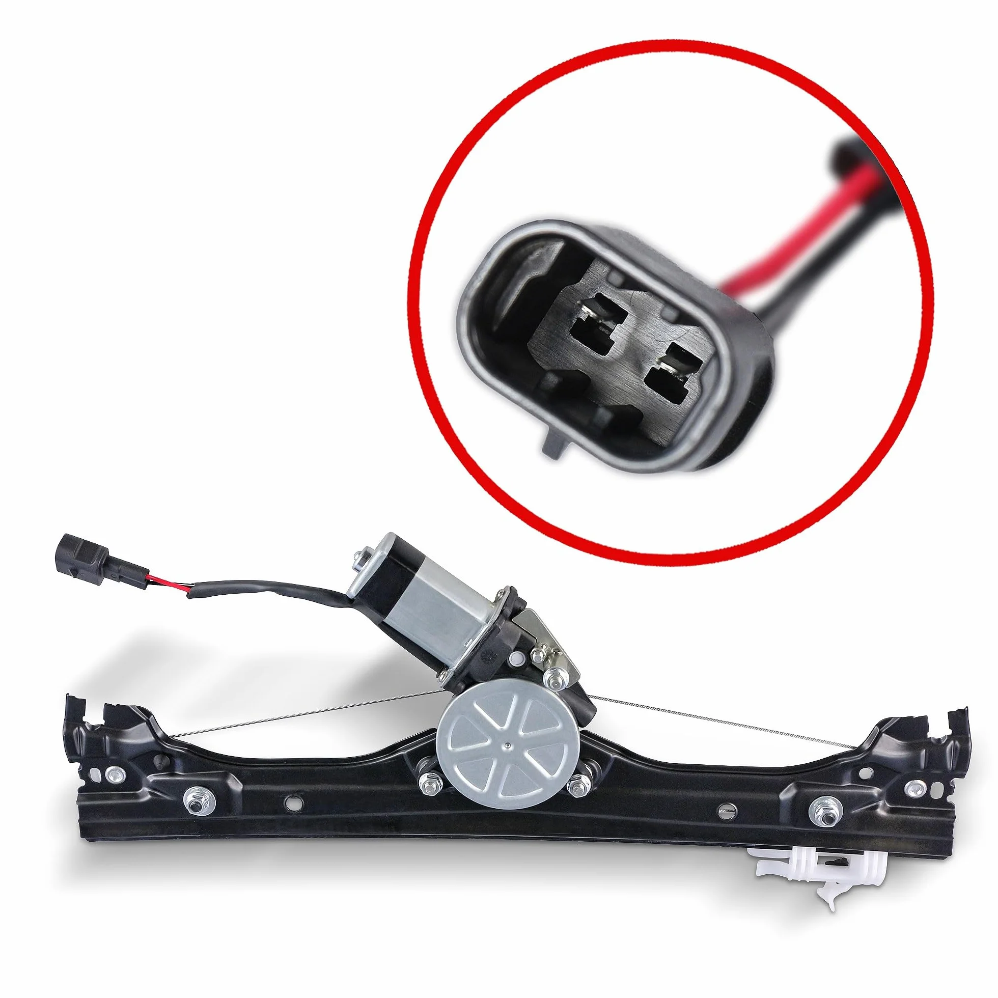 VAN WEZEL Alzacristallo anteriore Sinistra elettrico con motore elettrico Compatibilità con FIAT 500 312 51889364 51785841 51824040 1604261