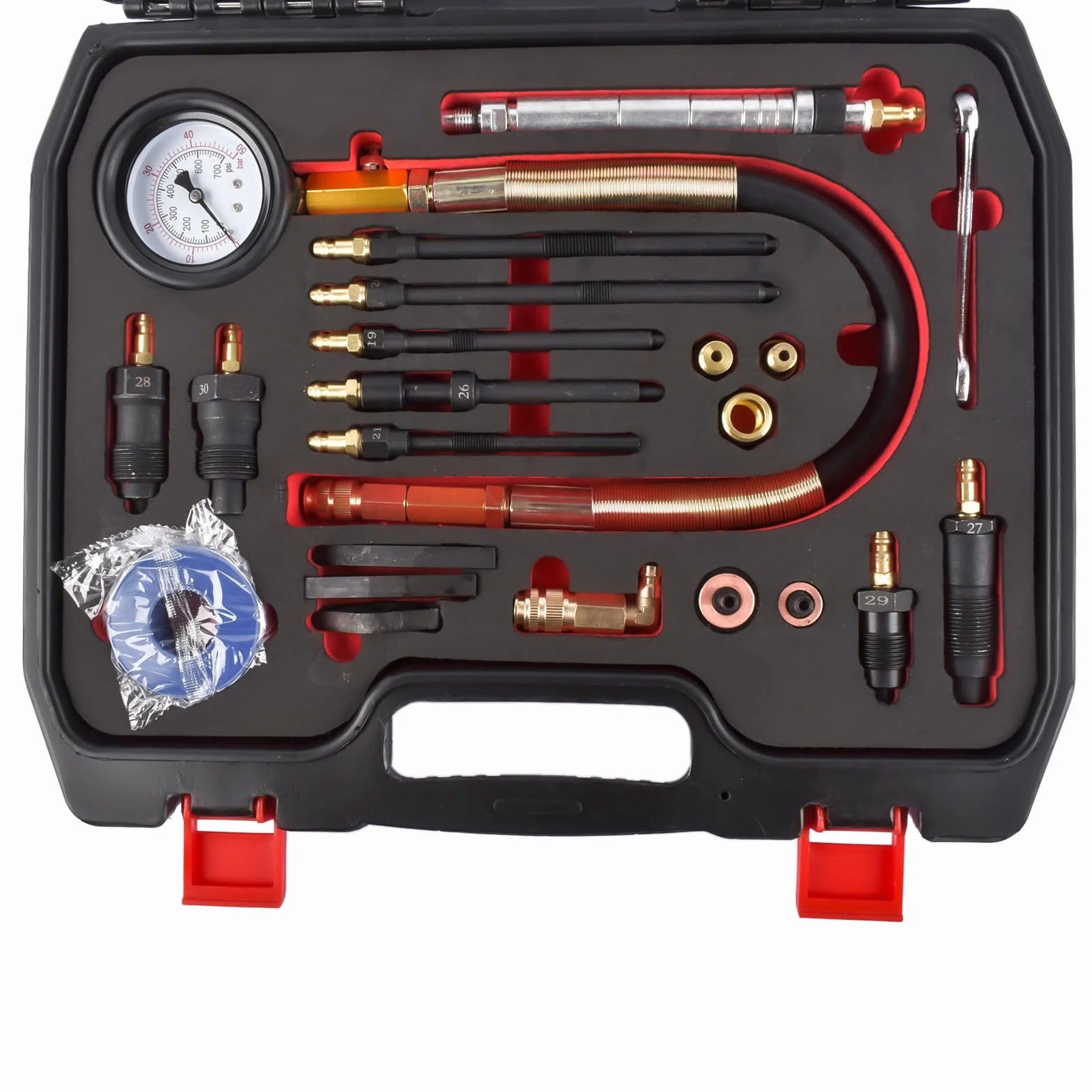 Tester Pressione di Compressione per Benzina e Diesel motori, Dispositivo Motore a benzina, Tester di compressione & tester di perdita di pressione Hopzty