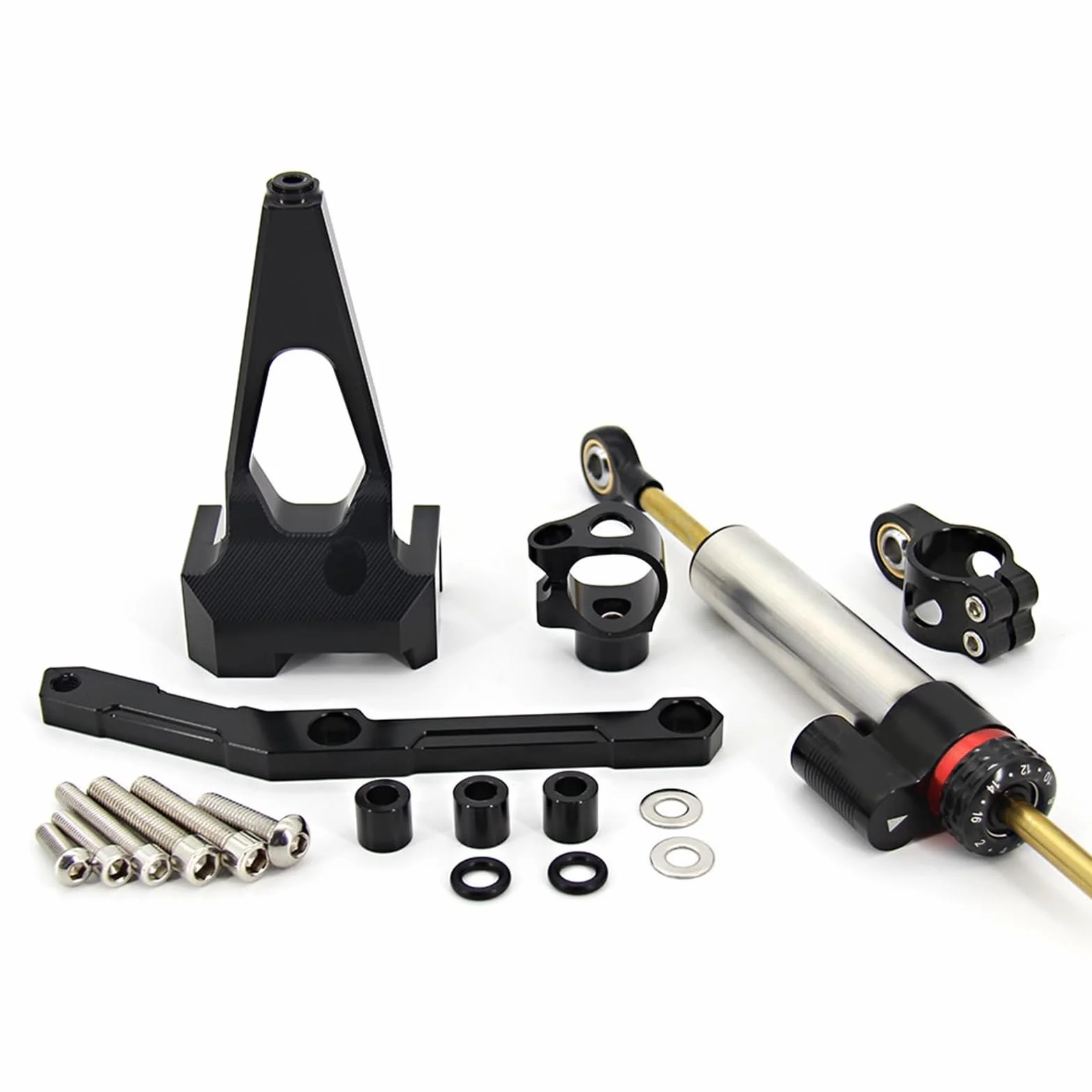 Per YAMAHA MT-09 FZ-09 MT 09 MT09 FZ09 Ammortizzatore Di Sterzo Moto Con Staffa Accessori 2014 2015 2016 2017 2018 2013-2019