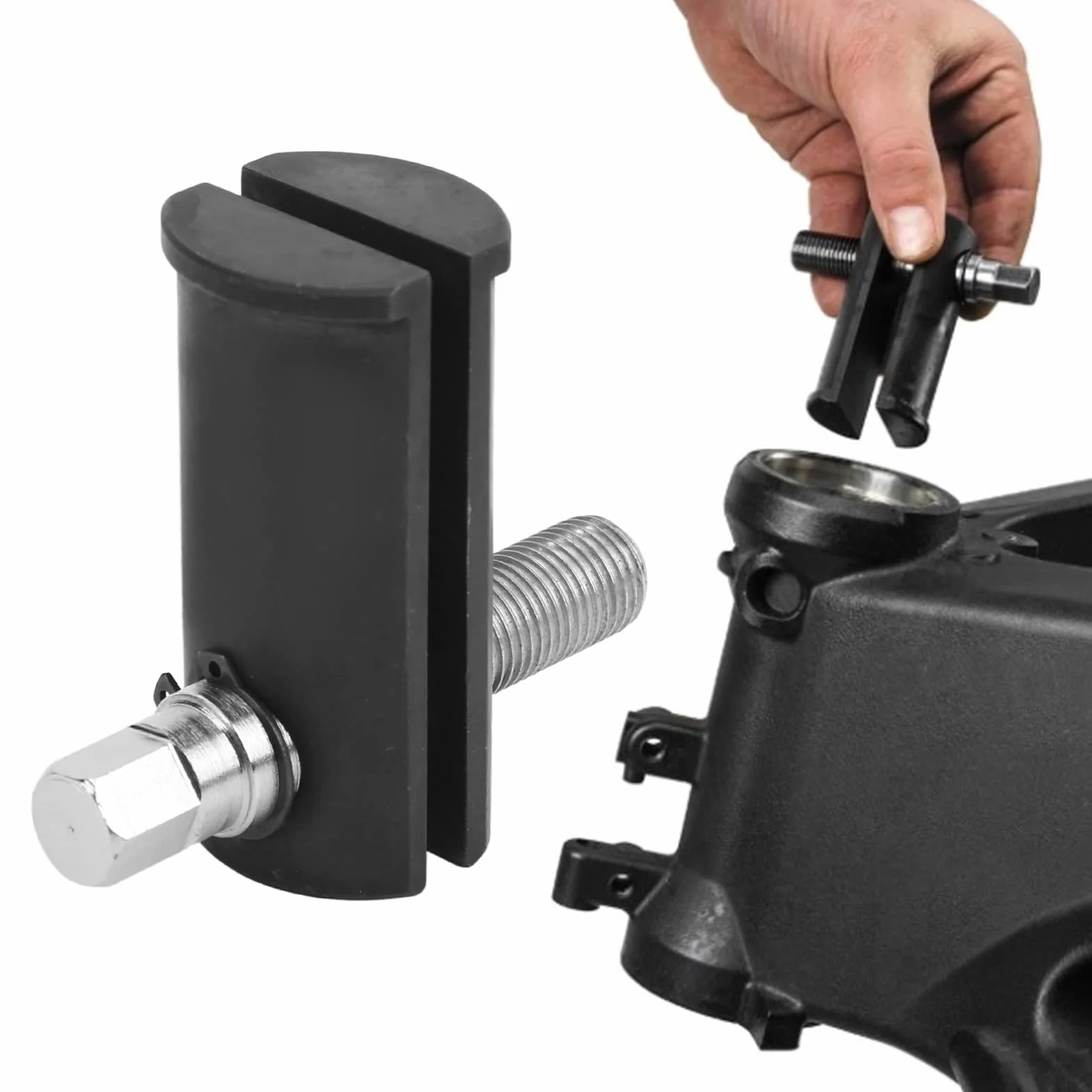 Estrattore Gabbia Cuscinetto Sterzo Moto Universale 28,6-66,7mm Utensile Rimozione Officina