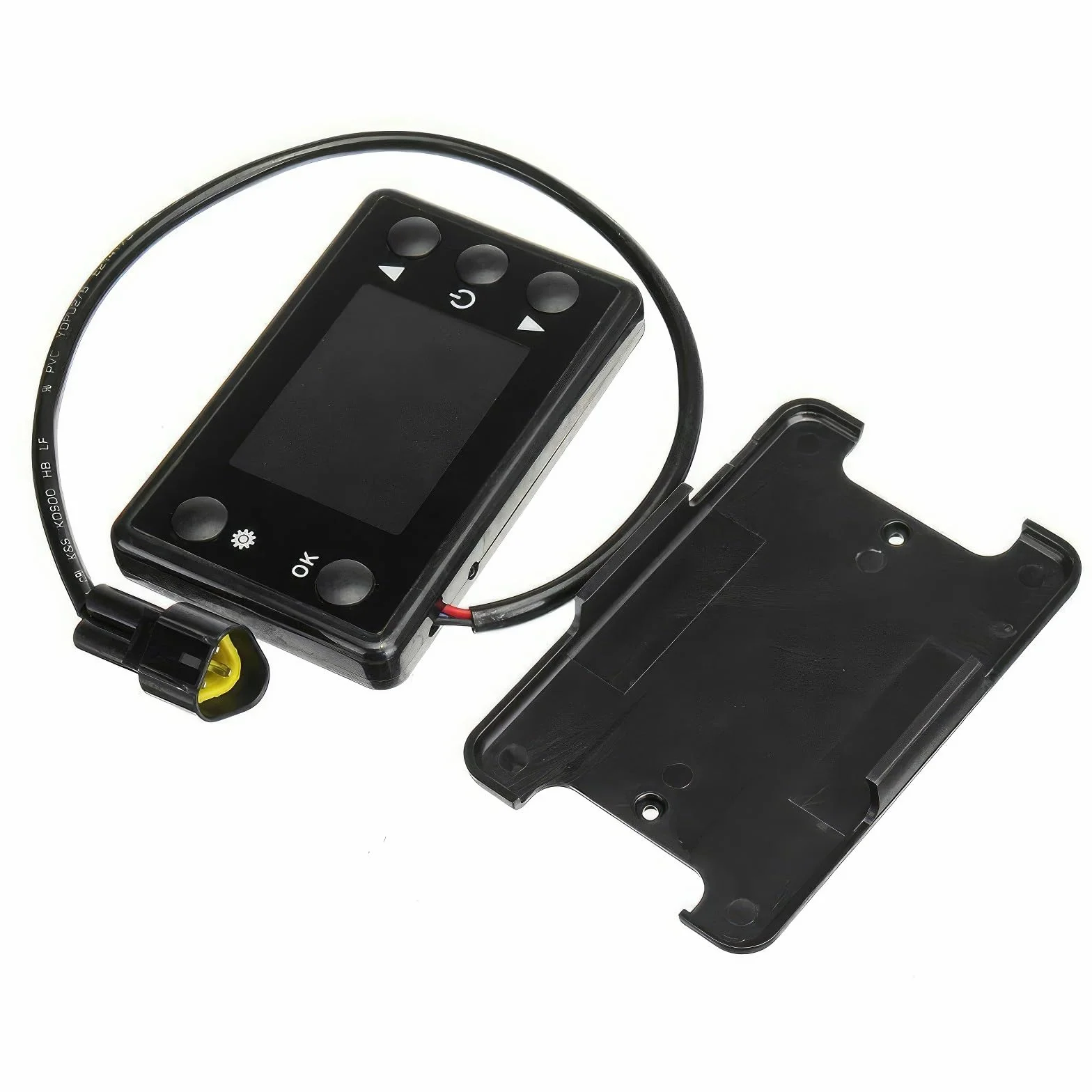 Baceyong LCD Switch 4 Pulsanti Telecomando, Riscaldatore Universale per Auto 12V per Auto Diesel Parcheggio Riscaldamento