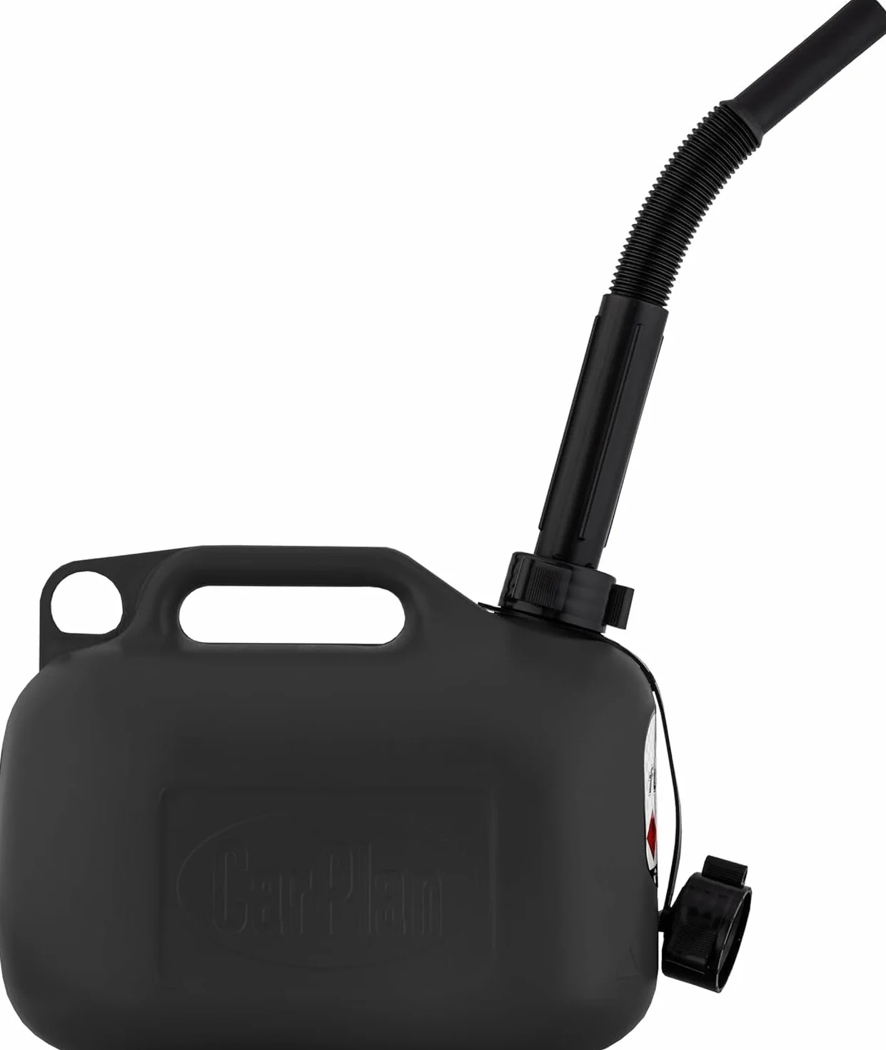 CarPlan Tanica Gasolio 5 Litri Nera Omologata per Diesel Beccuccio Flessibile Antigoccia