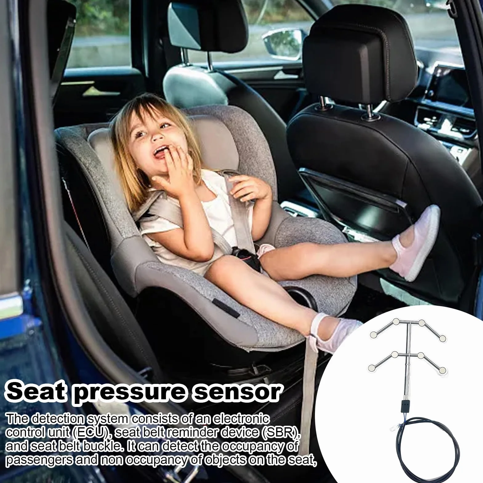 Sensore Allarme Per Sedile Auto | Sensore Pressione Cinture Auto - Sicurezza Veicolo Spostamenti Quotidiani Strada