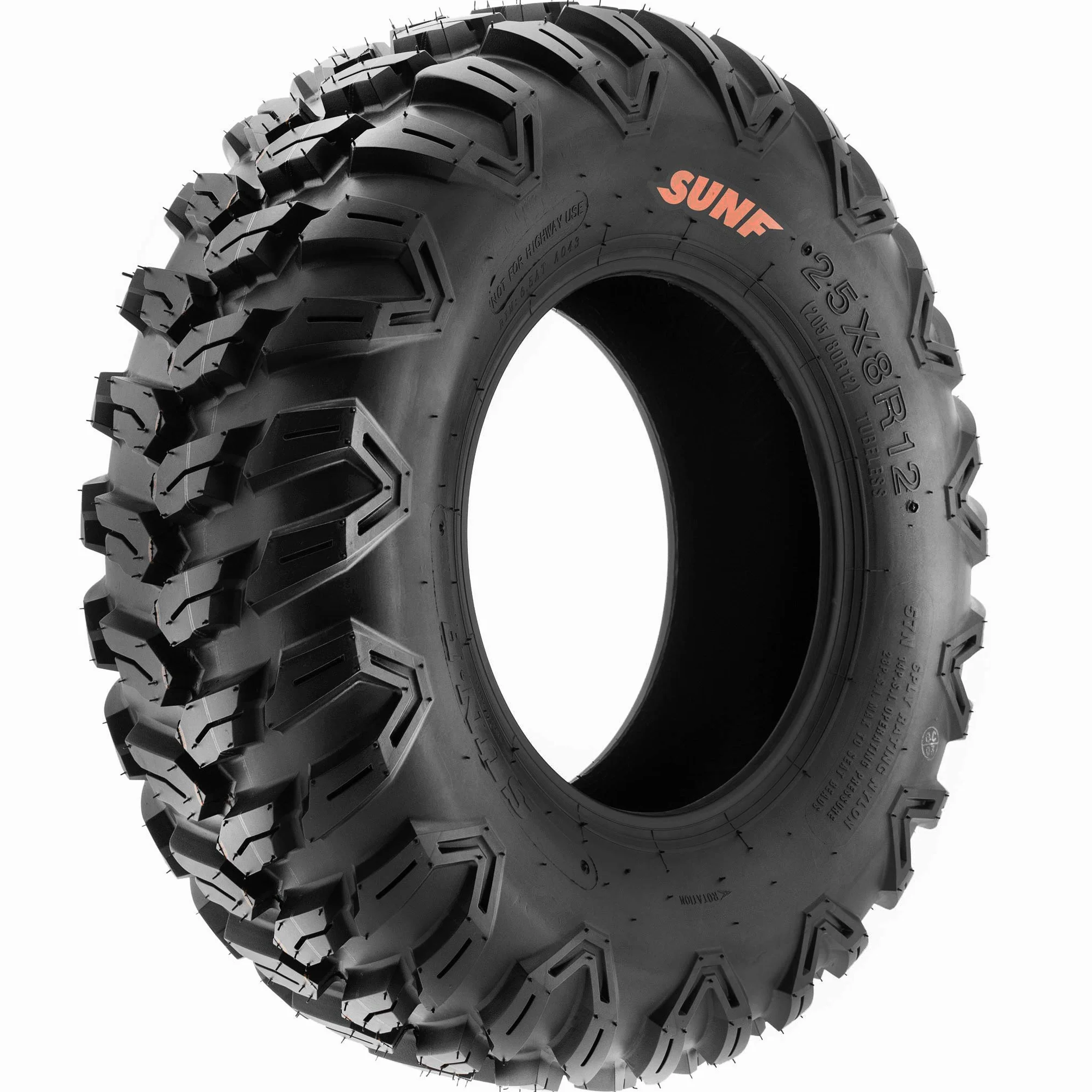 SunF A043 26x9-14 & 26x11-14 Sport-Performance XC ATV UTV Quad pneumatici radiali fuoristrada 6PR TL E4 Mark, set di 4 pezzi