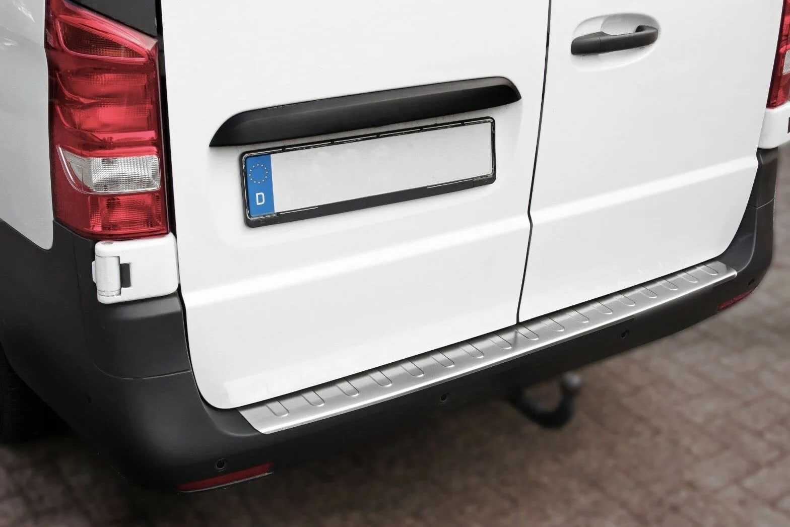 Protezione per paraurti in Acciaio Inox Opaco Compatibile con Mercedes Vito W447 Classe V W447