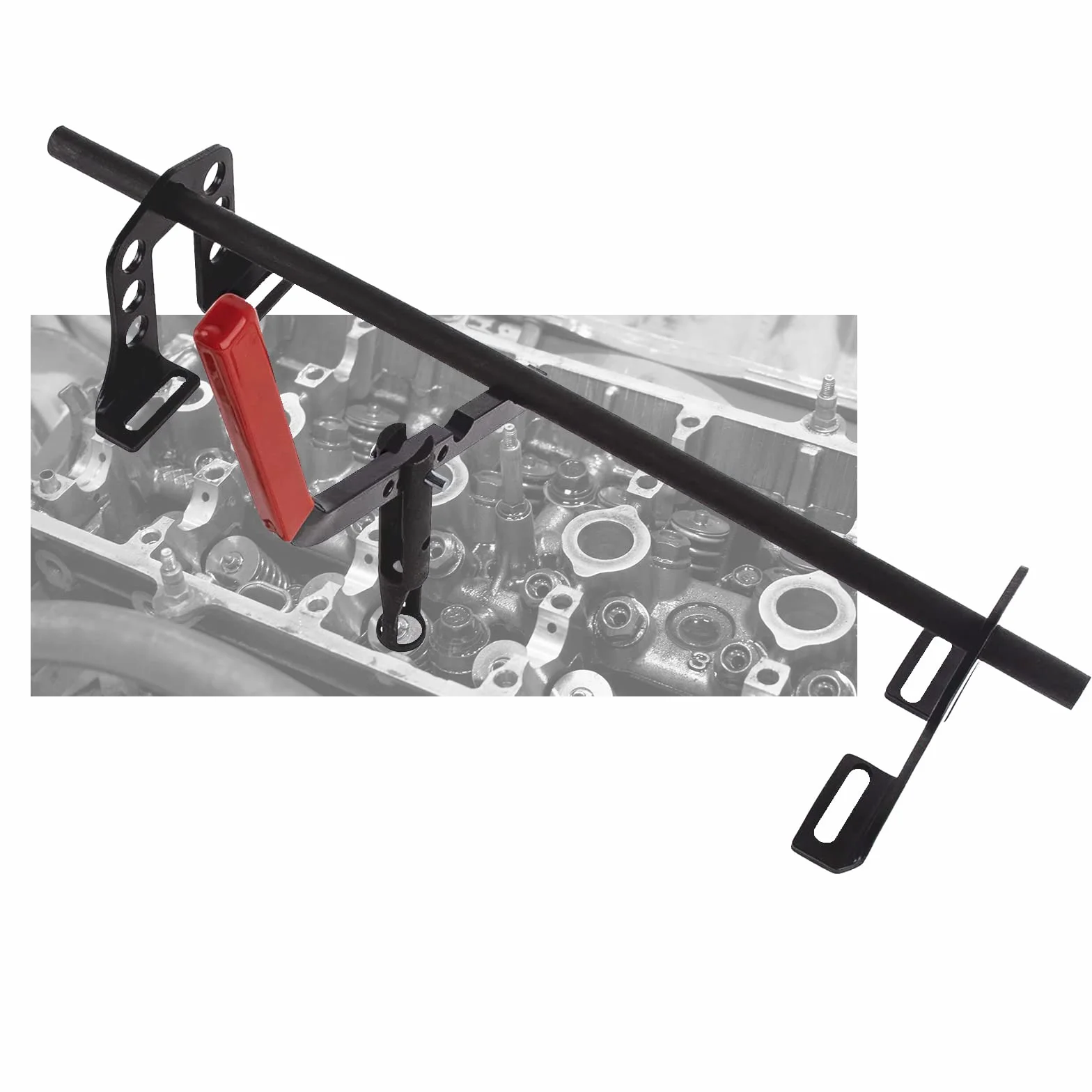 BOOMSTART Set di riparazione della testa del cilindro del compressore della molla della valvola Kit di strumenti di rimozione della molla Estrattori della guarnizione dello stelo della valvola per