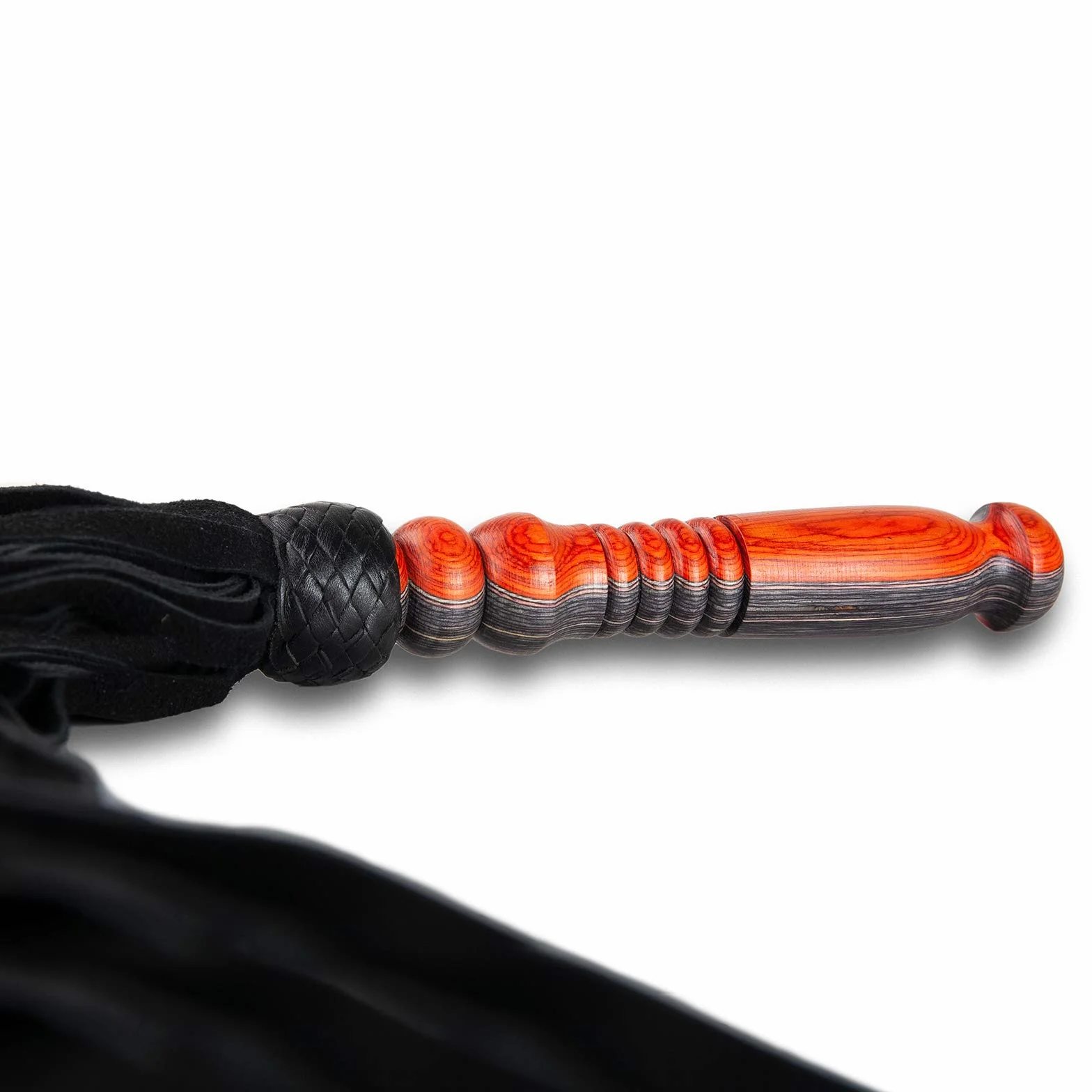 Frusta in pelle fatta a mano 75 cm 36 cinghie 100% pelle bovina per BDSM bondage