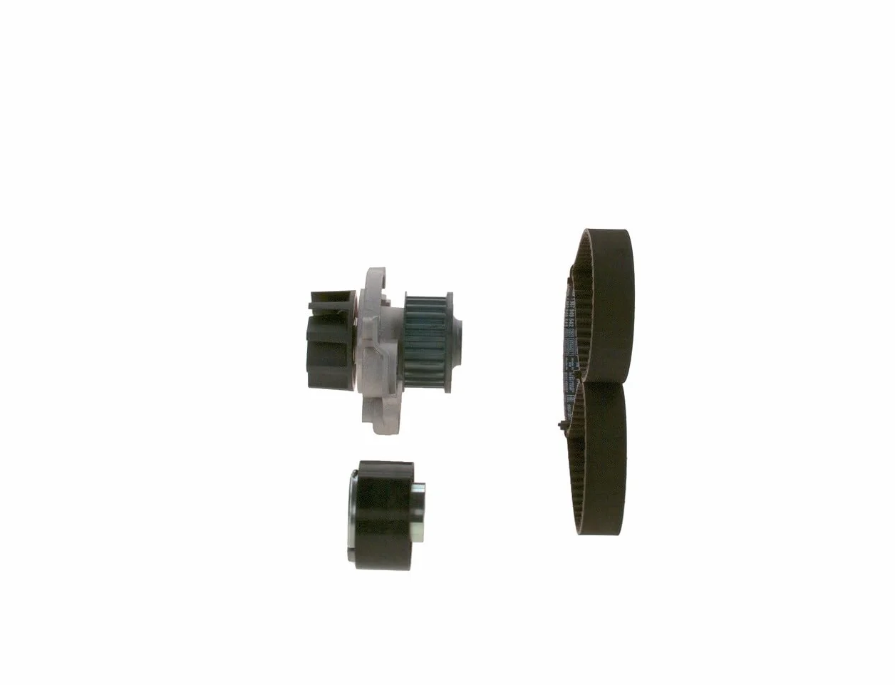 BOSCH 1 987 946 387 Kit cinghia distribuzione pompa acqua N° denti: 124 22 mm Compatibilità con OPEL COMBO Cassone/Furgonato/Promiscuo X12 Combo Combi/Tour X12, FIAT 500 312 PANDA 169 500X 334