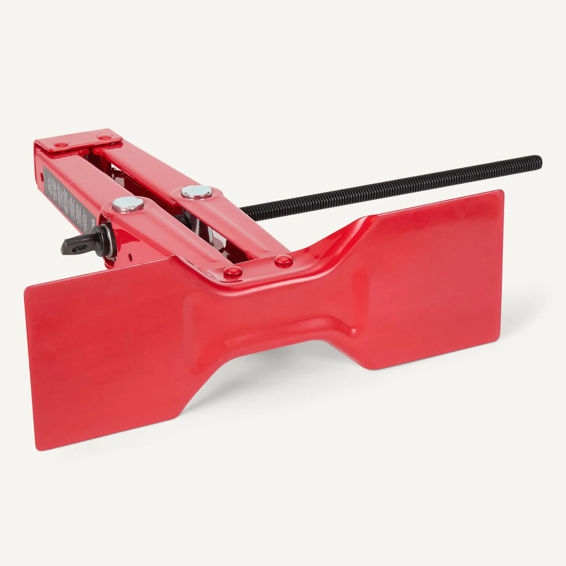 Amazon Basics Forbice e Presa Portatile per Auto, Capacità 1,65 Tonnellate, Rosso