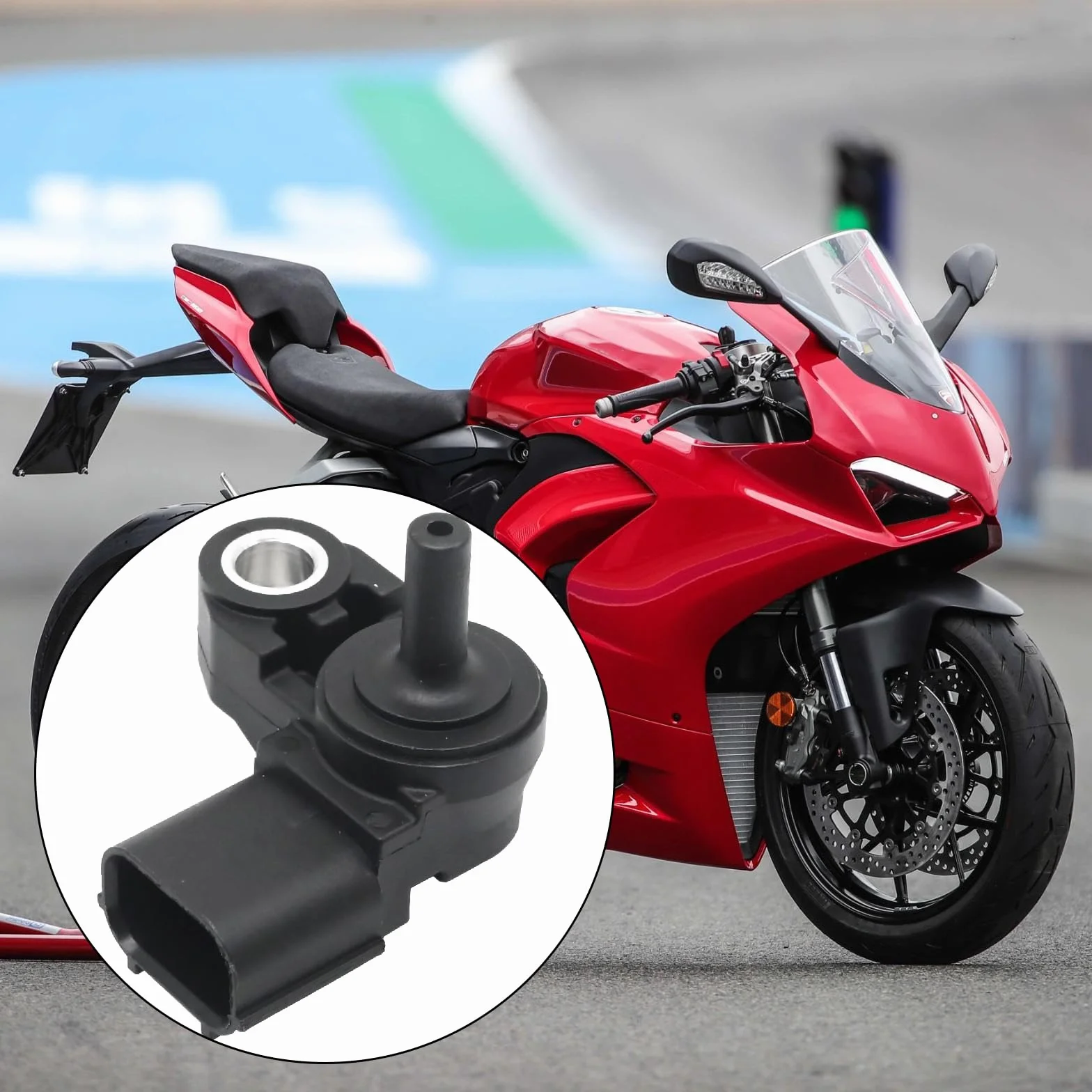55241571A Sensore di pressione dell'aria del collettore MAP, ricambio sensore MAP per Ducati 899 959 1199 1299 Panigale 2015-2017 Multistrada 1200 2010-2014 S Sport 2011-2013 S Touring