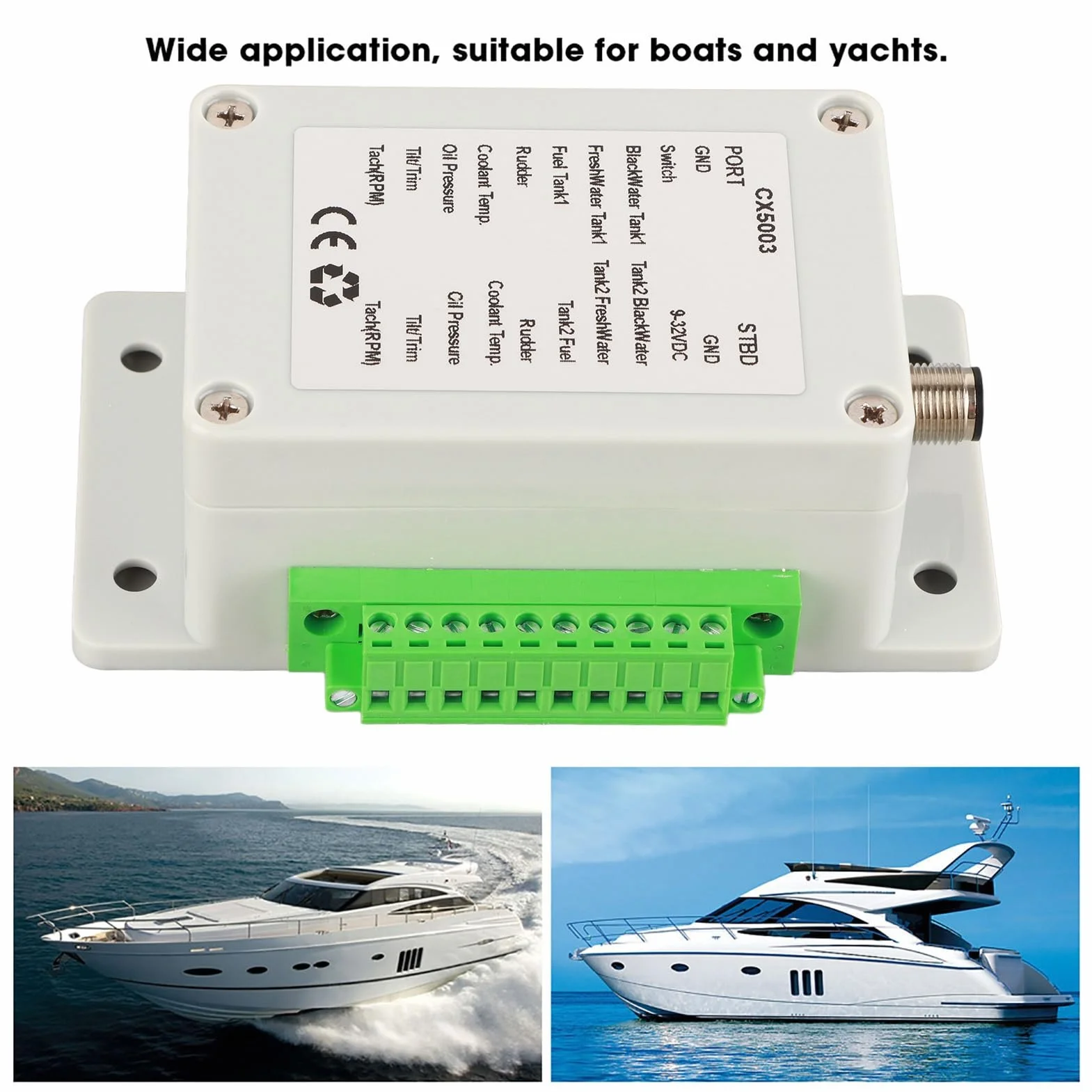 Convertitore NMEA2000 Impermeabile IP67 per Imbarcazioni Yacht Marine