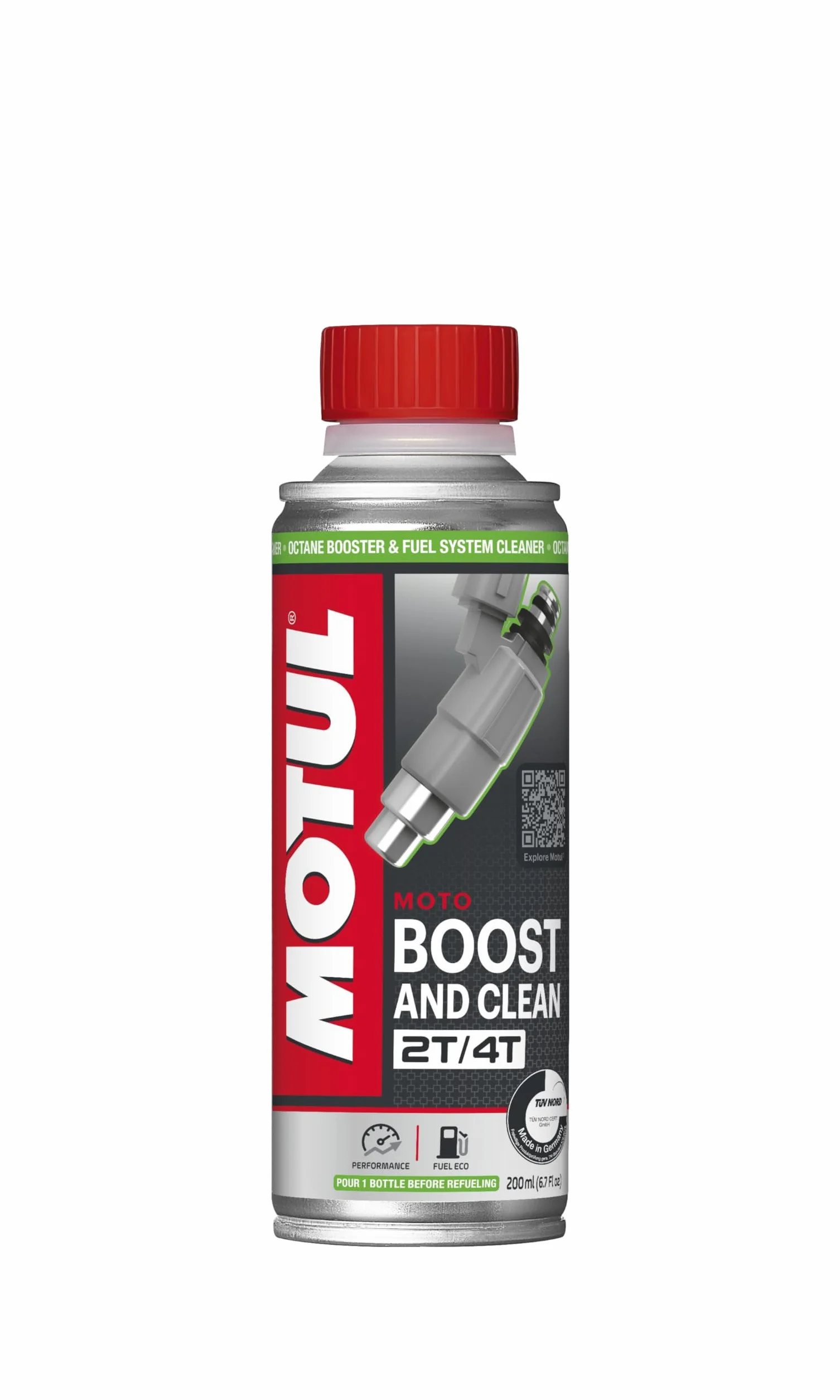 Motul Boost and Clean Moto 200 ml Additivo Ottano Detergente 2T 4T