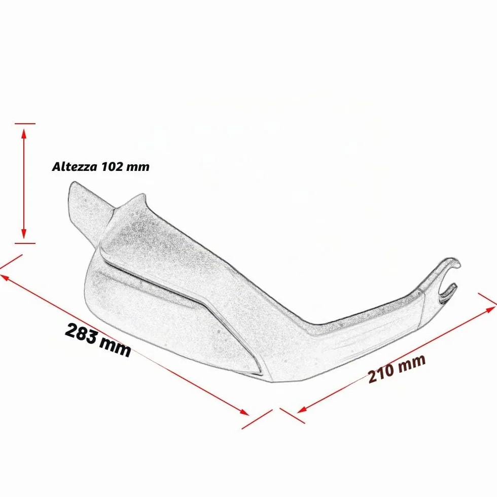 Paramani per Moto Honda X-ADV 750 XADV 750 X ADV 750 2017-2020 Protezione Manubrio Accessori Nero