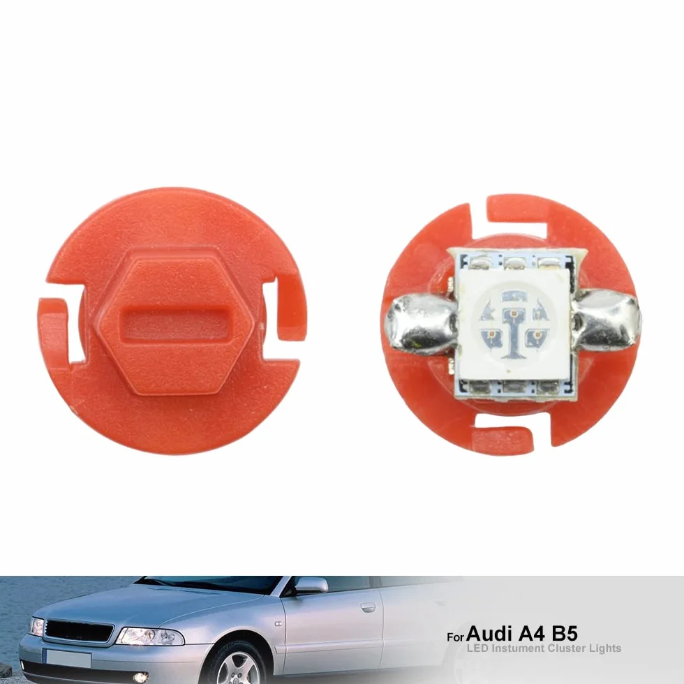 B8.4 LED Cruscotto Indicatore Pannello Strumenti Spia per Audi A4 B5 A3 8L 10 Pezzi