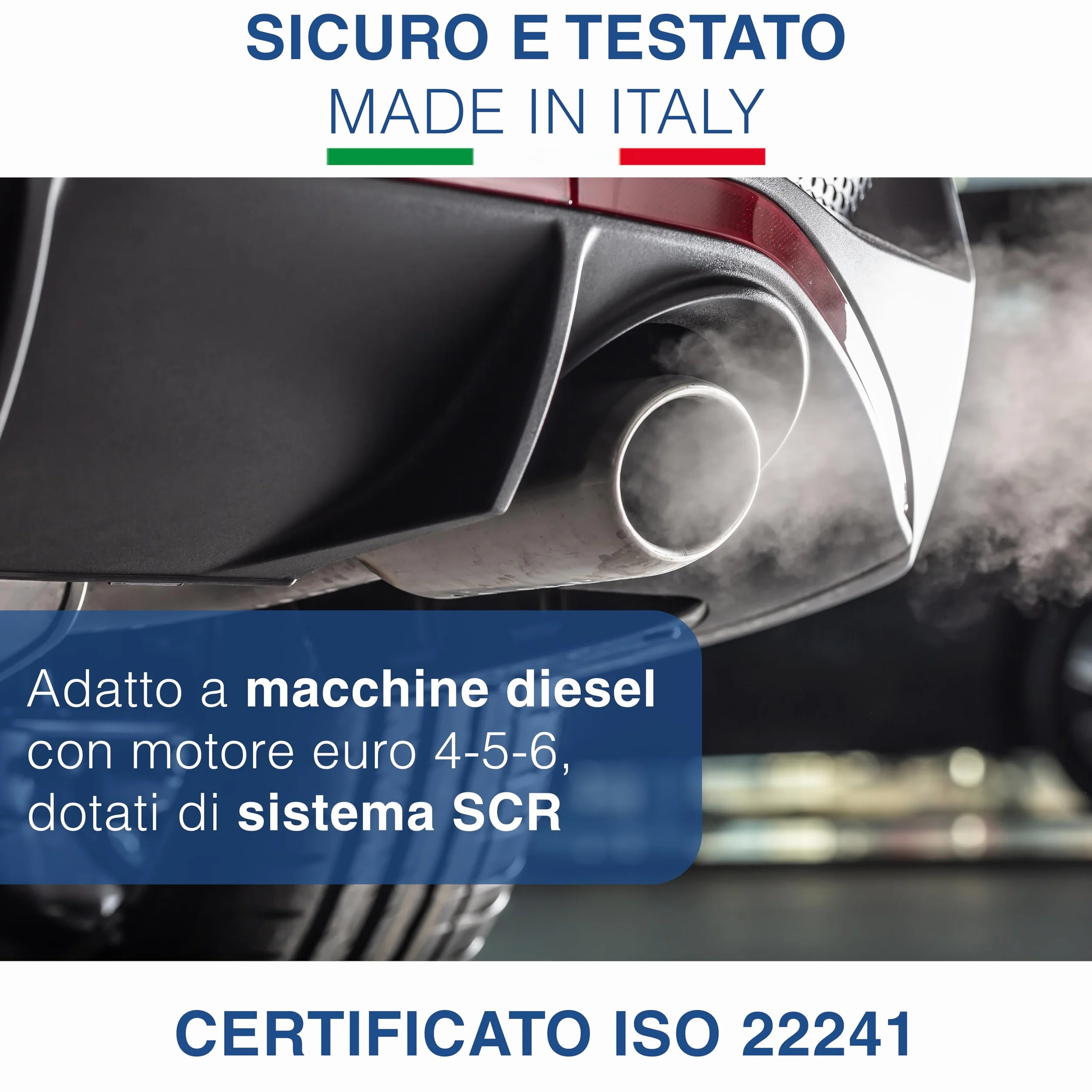 HappyCar AdBlue 10L Liquido per Gas di Scarico per Motori Diesel con Sistema SCR ISO 22241