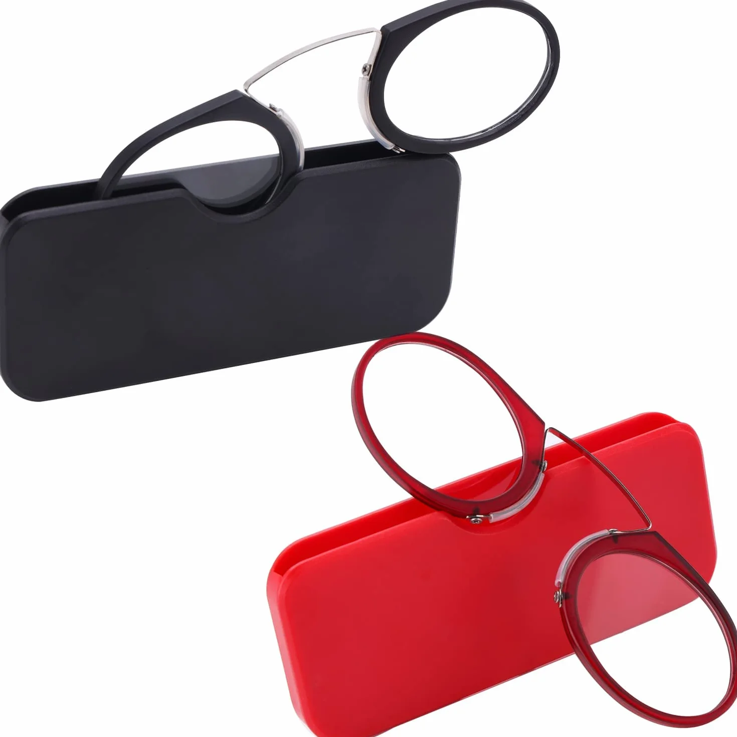 Occhiali da Lettura 2.0 Mini Lettore di Naso a Clip Antiscivolo Flessibili