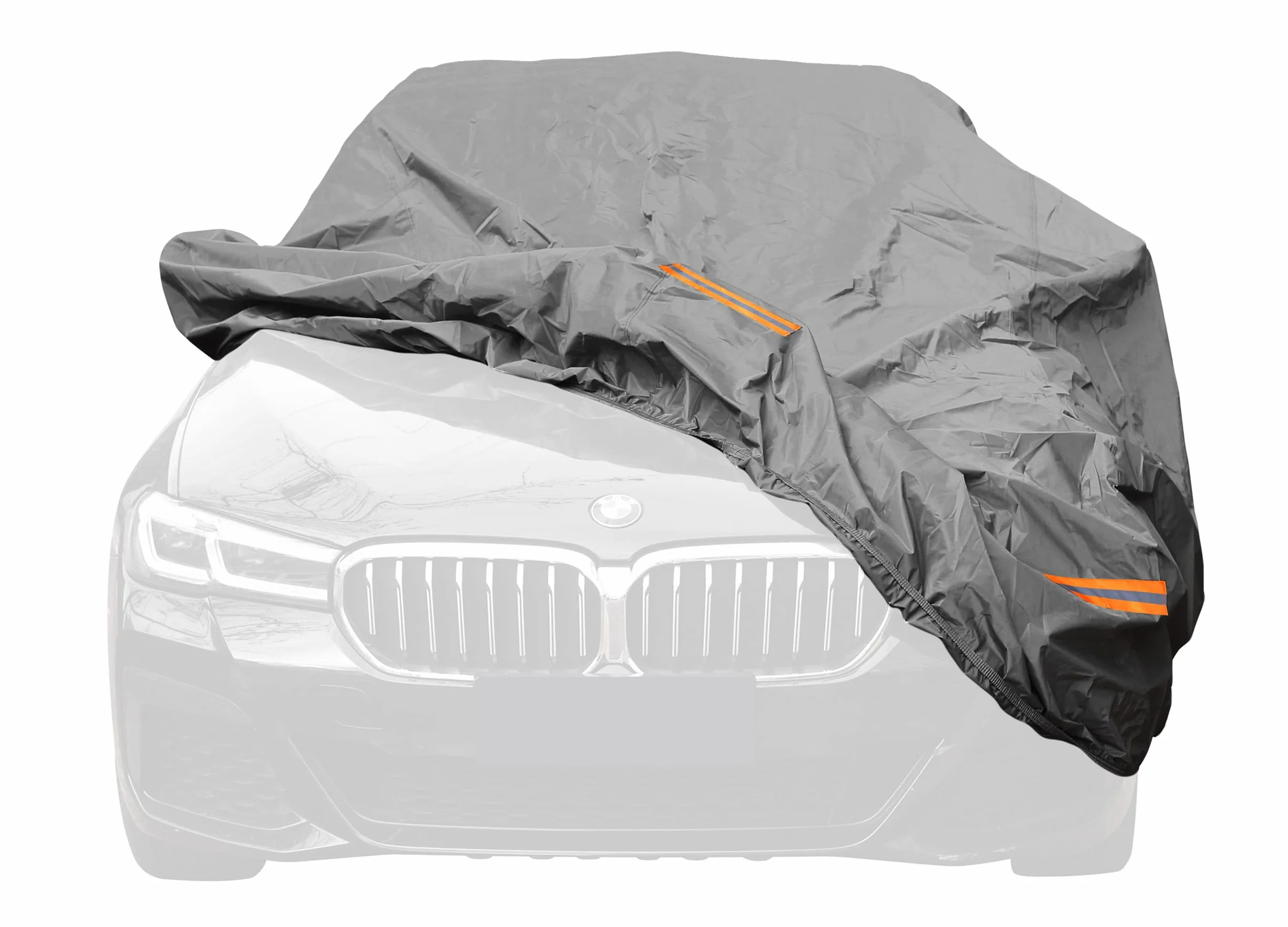 Auto Accessori Lupex - Telo copriauto sagomato impermeabile, resistente alle intemperie, taglia M per berline fino a 432 cm, in tessuto Peva 85g, da esterno e interno