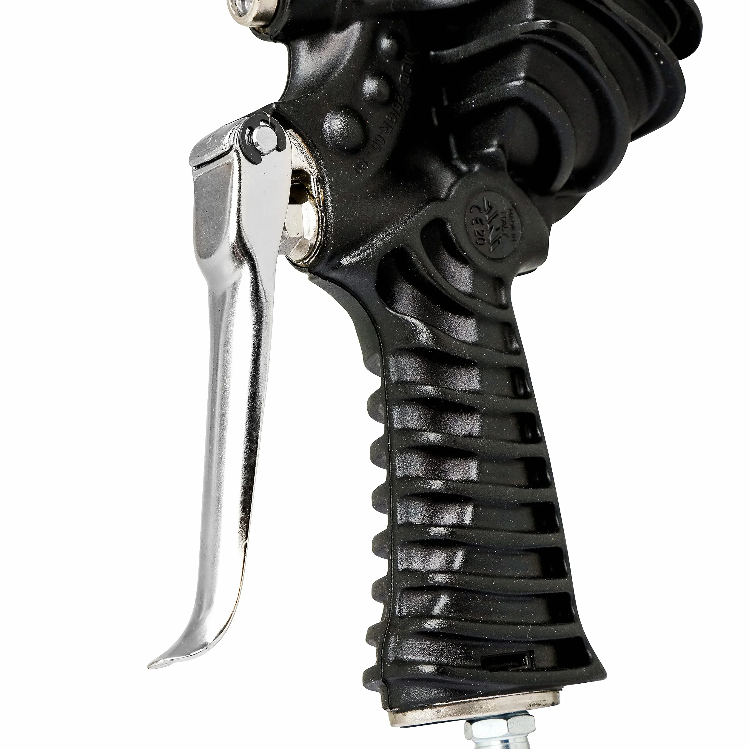 ABAC Gonfiagomme PRO - Approvato CEE - Manometro 80 mm - Tubo flessibile 1,5 m - Uso professionale (auto, camion) - Peso: 0,9 kg