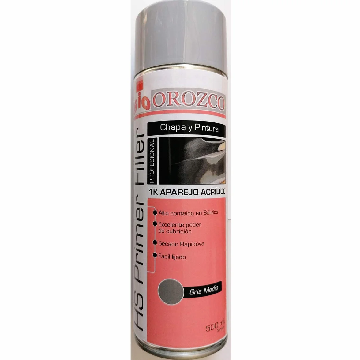 3 x Primer Spray Primer HS grigio medio 500 ml.
