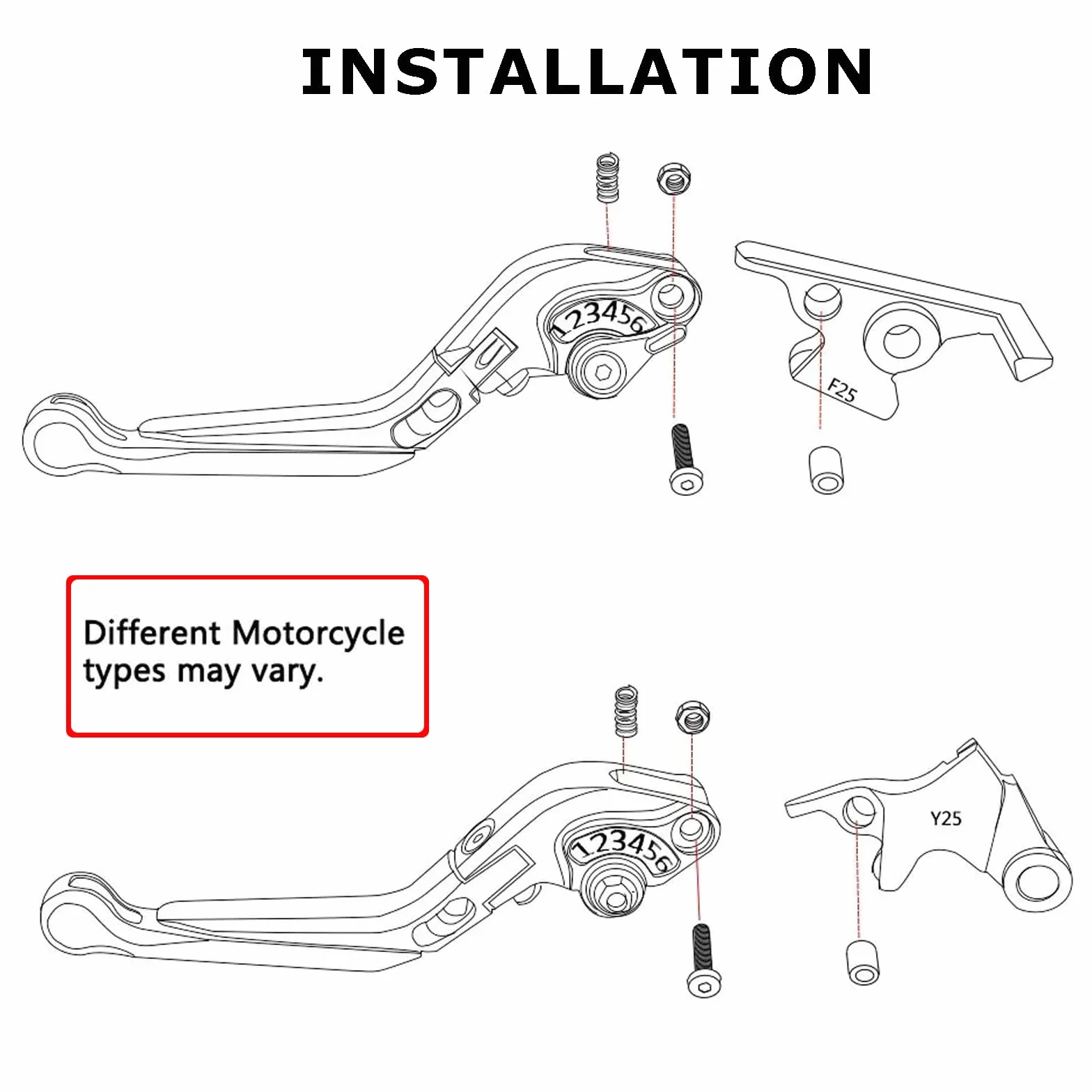 QJY Per Suzuki Bandit Moto Leve Freno e Frizione Set Regolabile per Suzuki GSF 600/S/N GSF 650/S/N 2008-2015 GSF1200 2001-2006 GSF1250 2007-2015（Blu+Nero）