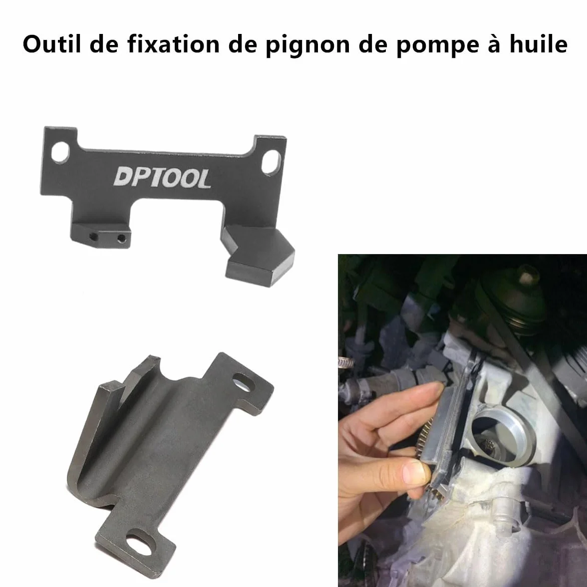 DPTOOL Strumento di Messa in Fase Kit Attrezzi Messa in Fase Motore Blocco per PSA Citroen Peugeot Opel per Toyota 1.0 1.2 EB0(ZMZ) EB2(HMZ) Motore a Benzina 0109-2A 0109-2B