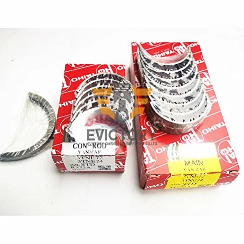 Albero motore e cuscinetto biella Yanmar 3D74E 3TNE74 3TNE72 3TNA72 3D72E