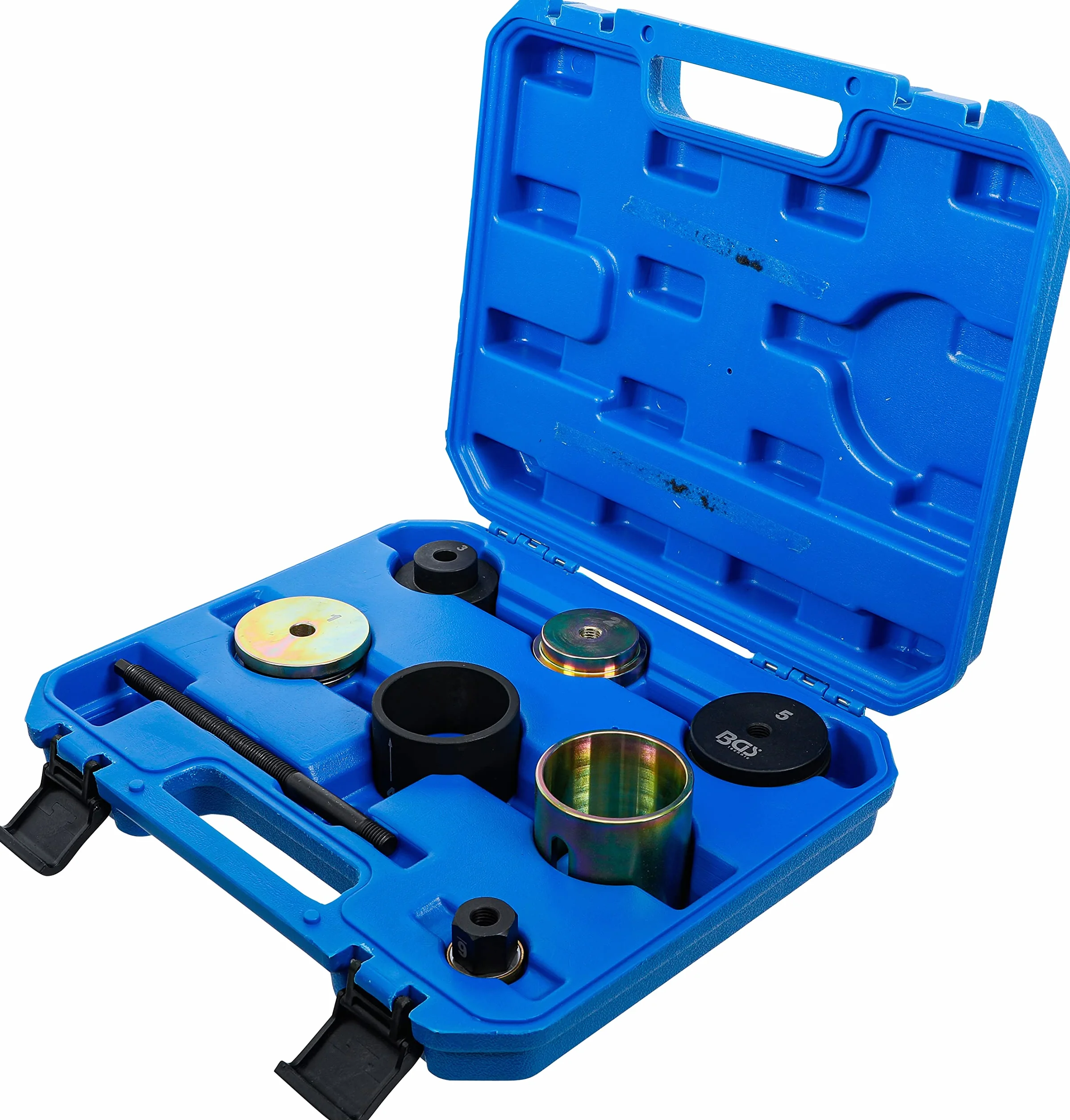 BGS 74269 Set di attrezzi per boccole in gomma per differenziale BMW 5 6 7 F01 F02 F04 F06 F07 F10-F13 F18