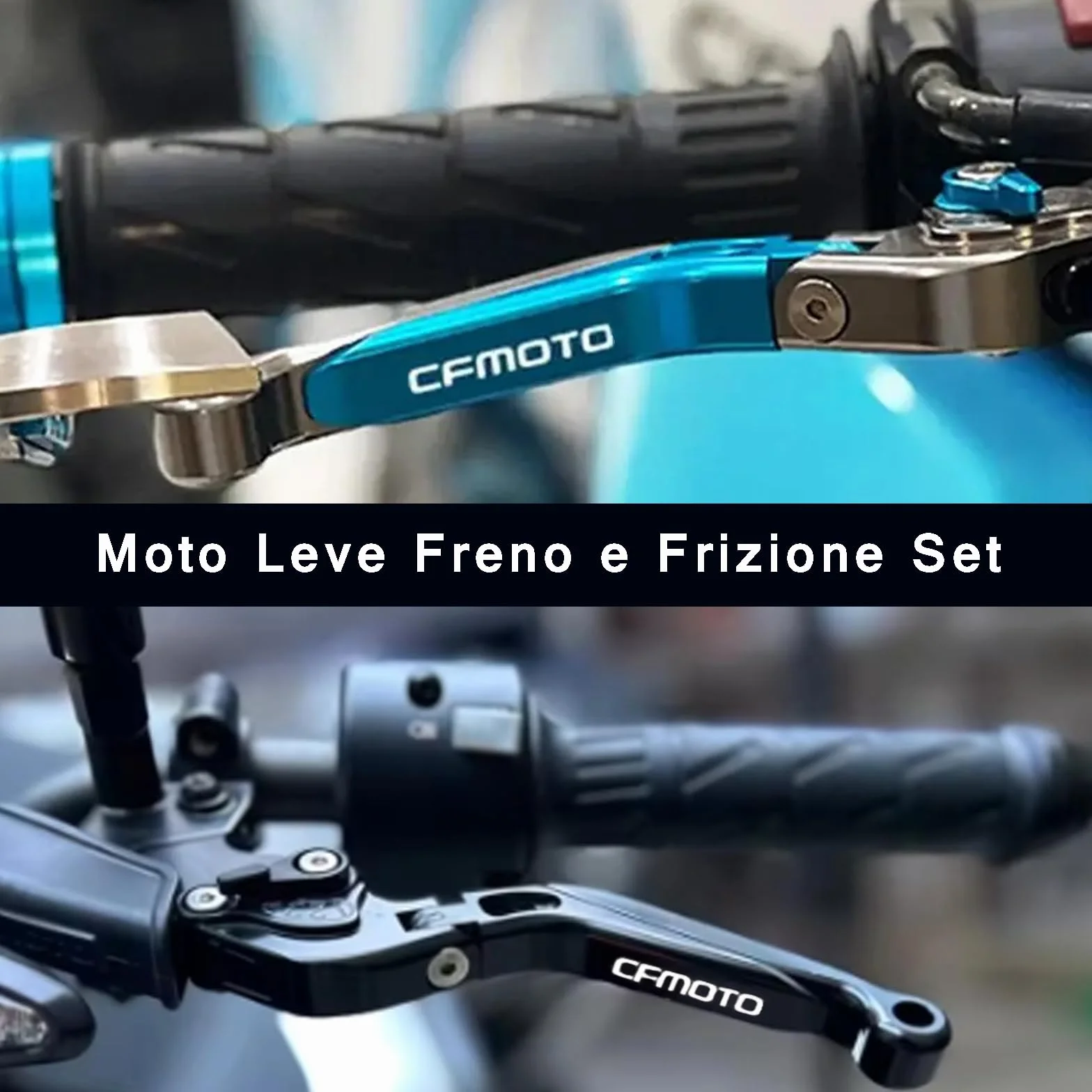 Regolabile Leve Freno e Frizione Set per CFMOTO 400NK 650NK 2023 400GT 650GT 2022 700CLX 2022 800MT - Nero